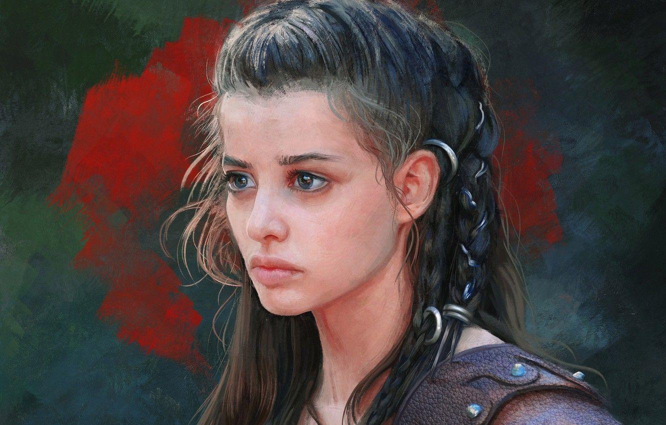 1332x850 Wallpaper Girl, Figure, Look, Girl, Hair, Eyes, Actress, Movie, Brunette, Art, Art, The film, Brunette, Eyes, Frame, Actress image for desktop, section арт