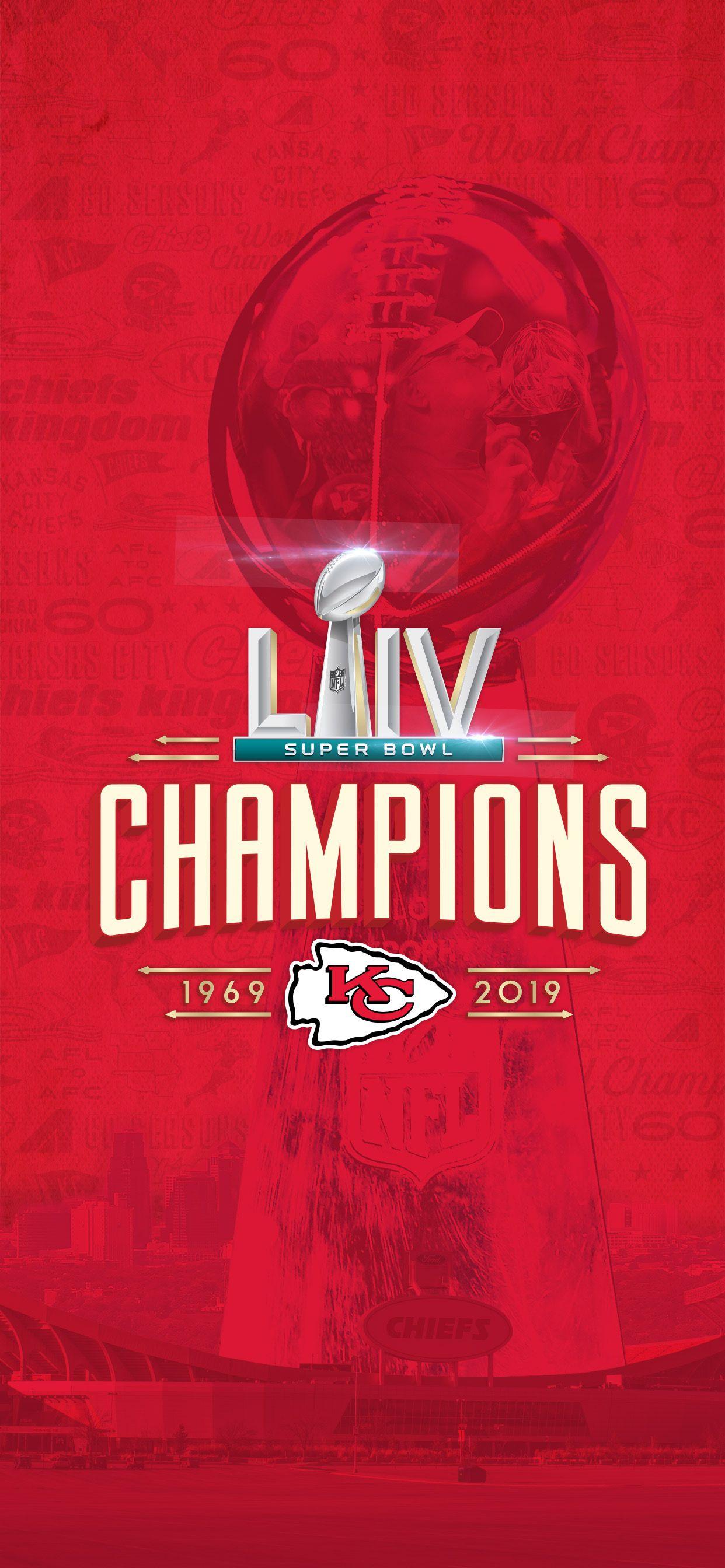 1242x2688 Wallpaper: KC Chiefs Super Bowl LIV Champs. Kansas city chiefs logo, Kansas city nfl, Chiefs wallpaper