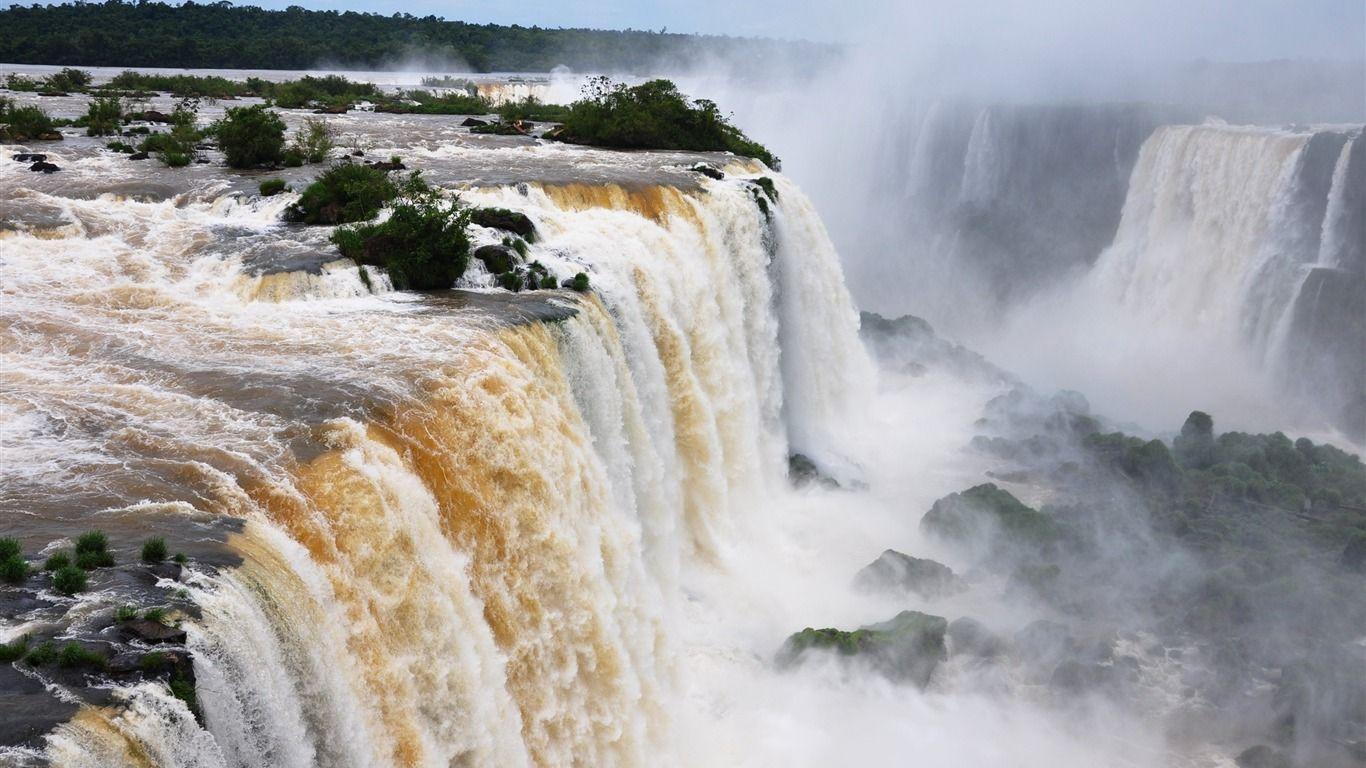 1366x768 World's Most Spectacular Landscapes. Spectacular Waterfalls World