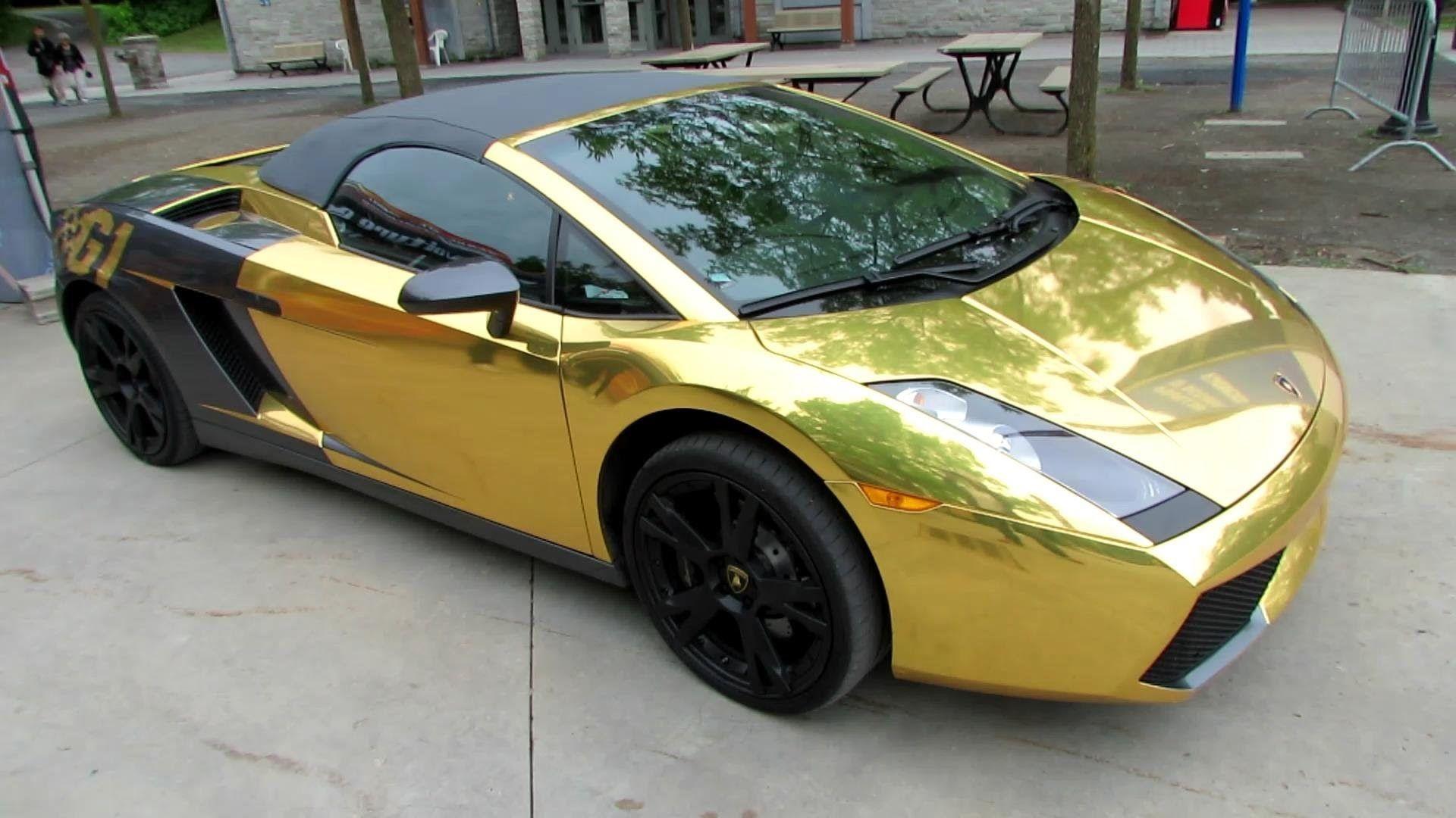 1920x1080 Cool Gold Cars Wallpaper, New Gold Cars HD Wallpaper Wrap Peeling Car