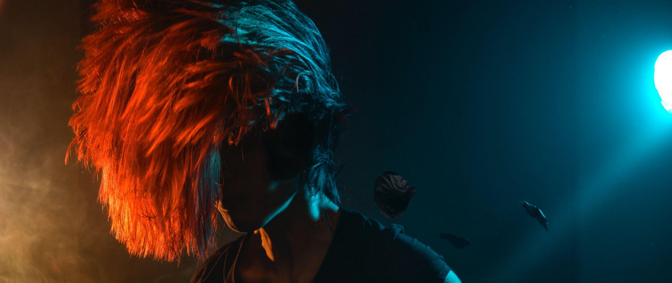 2560x1080 Download wallpaper 2560x1080 girl, dance, music, fish, photohop dual wide 1080p HD background