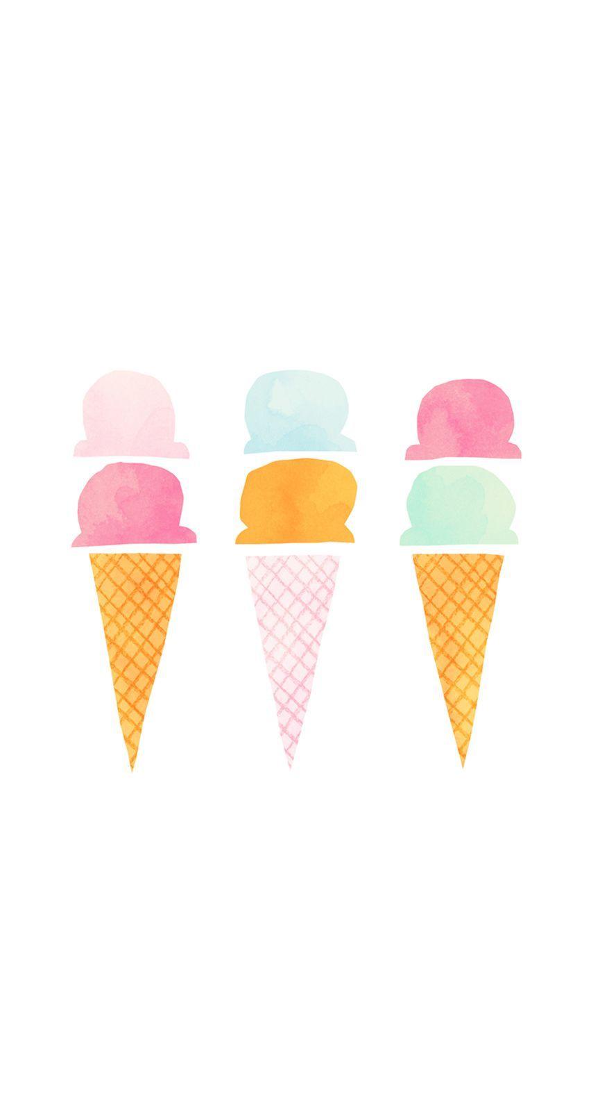 Cute Ice Cream iPhone Wallpapers - Top Free Cute Ice Cream iPhone  Backgrounds - WallpaperAccess
