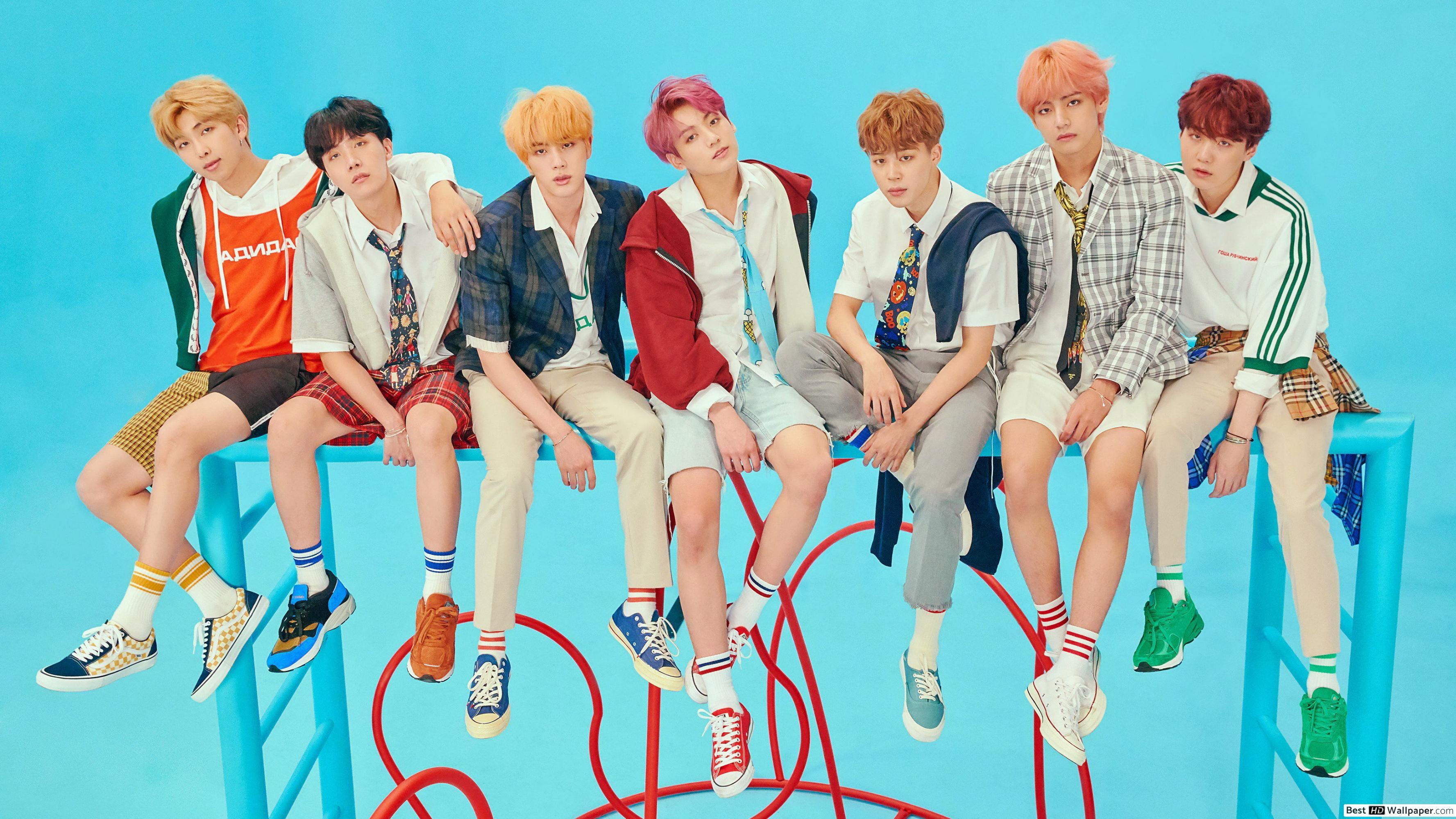 3554x1999 BTS (Bangtan Boys) Members in 'Love Yourself: Answer' MV HD wallpaper download