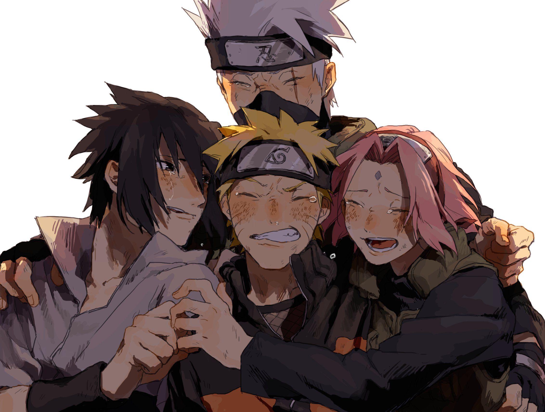 2264x1711 Naruto, Sakura, Sasuke, Kakashi Wallpaper
