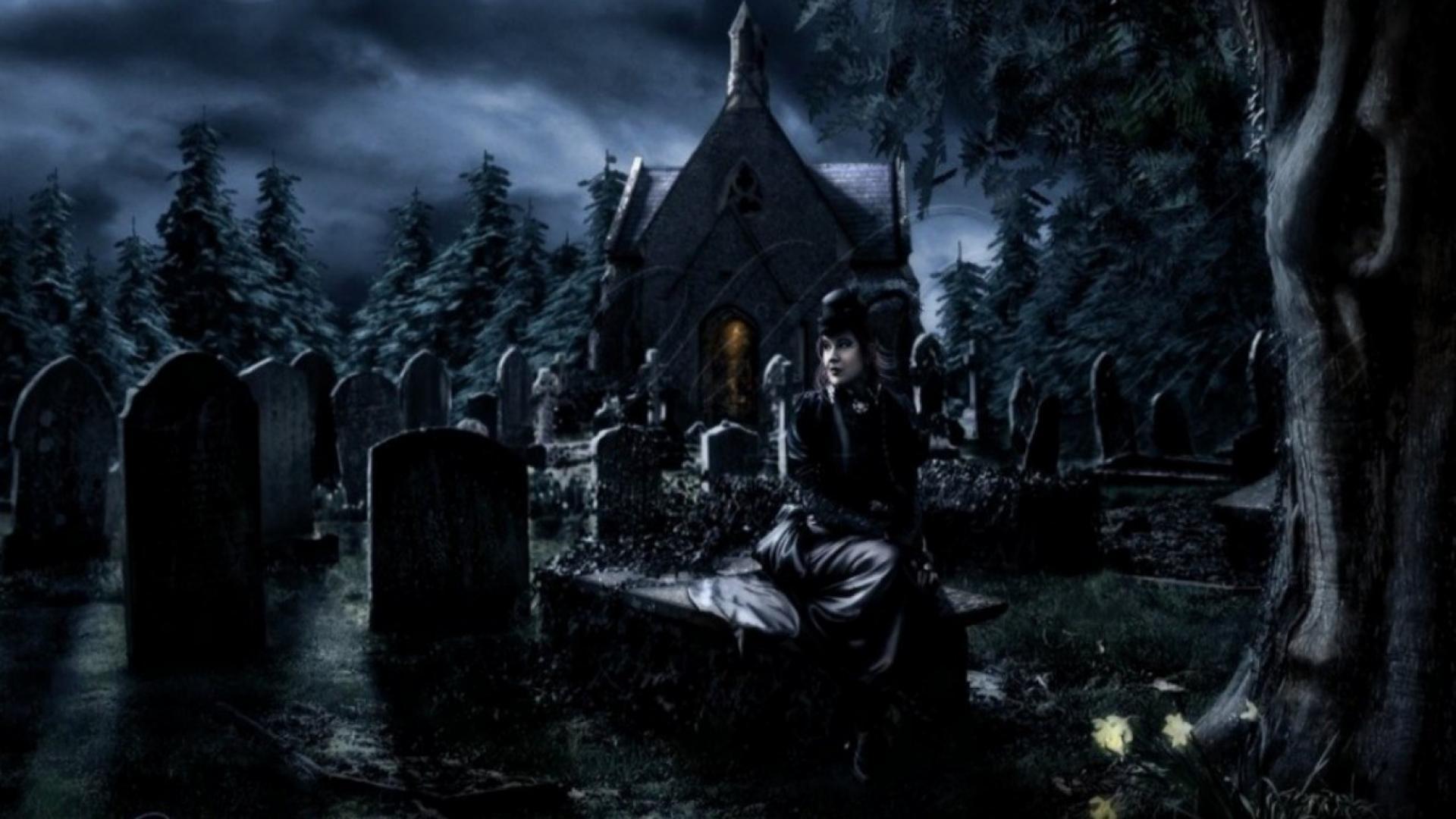Gothic Cemetery Wallpapers - Top Free Gothic Cemetery Backgrounds ...