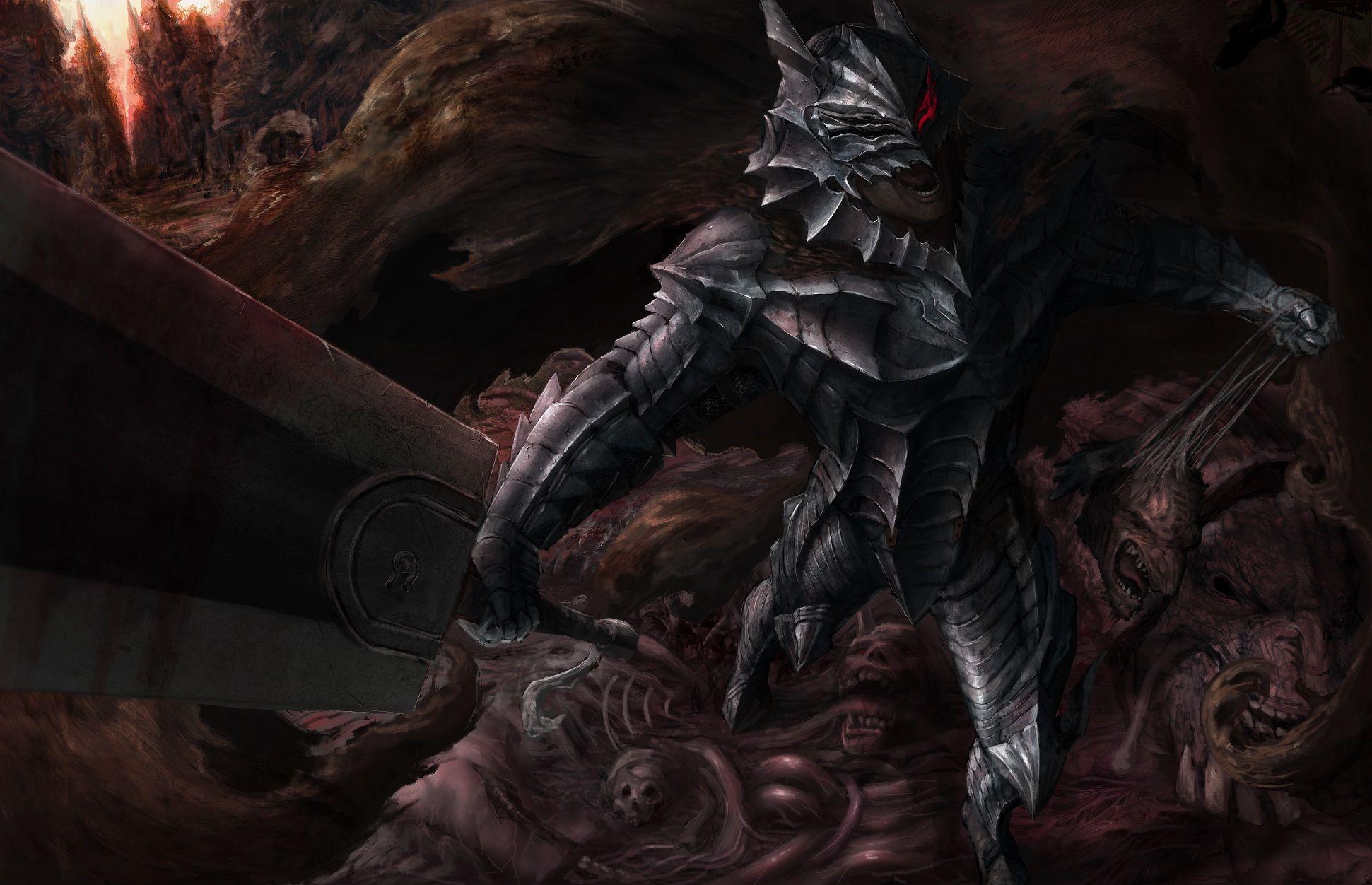 1941x1252 Download wallpaper from anime Berserk with tags: PC, Guts