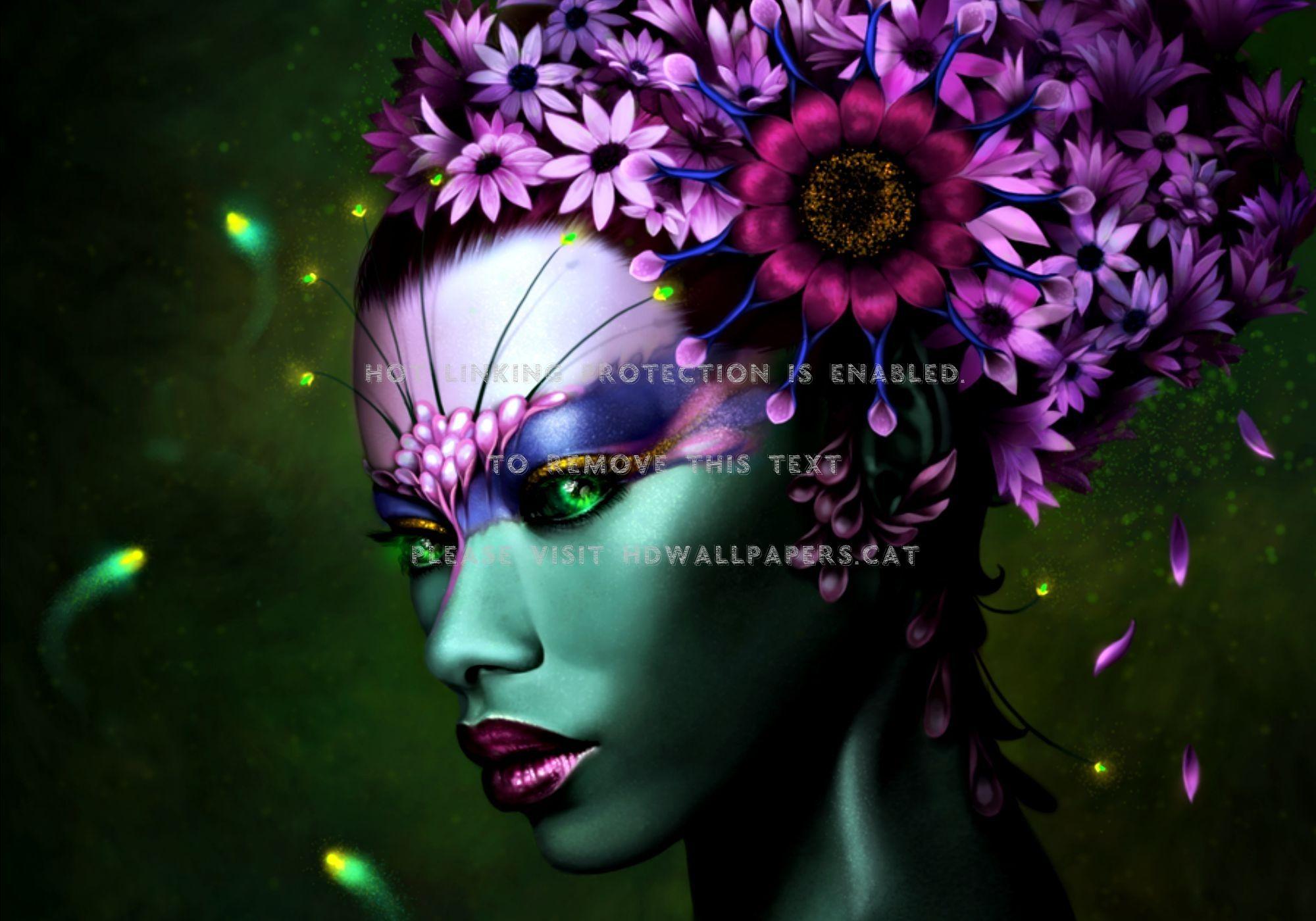 2000x1400 Fae Gothic Icecream Face Pink Dark Profile
