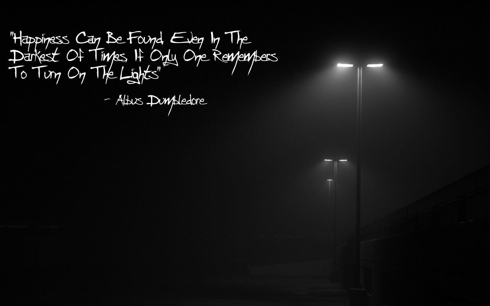 1680x1050 Dumbledore Quotes Wallpaper