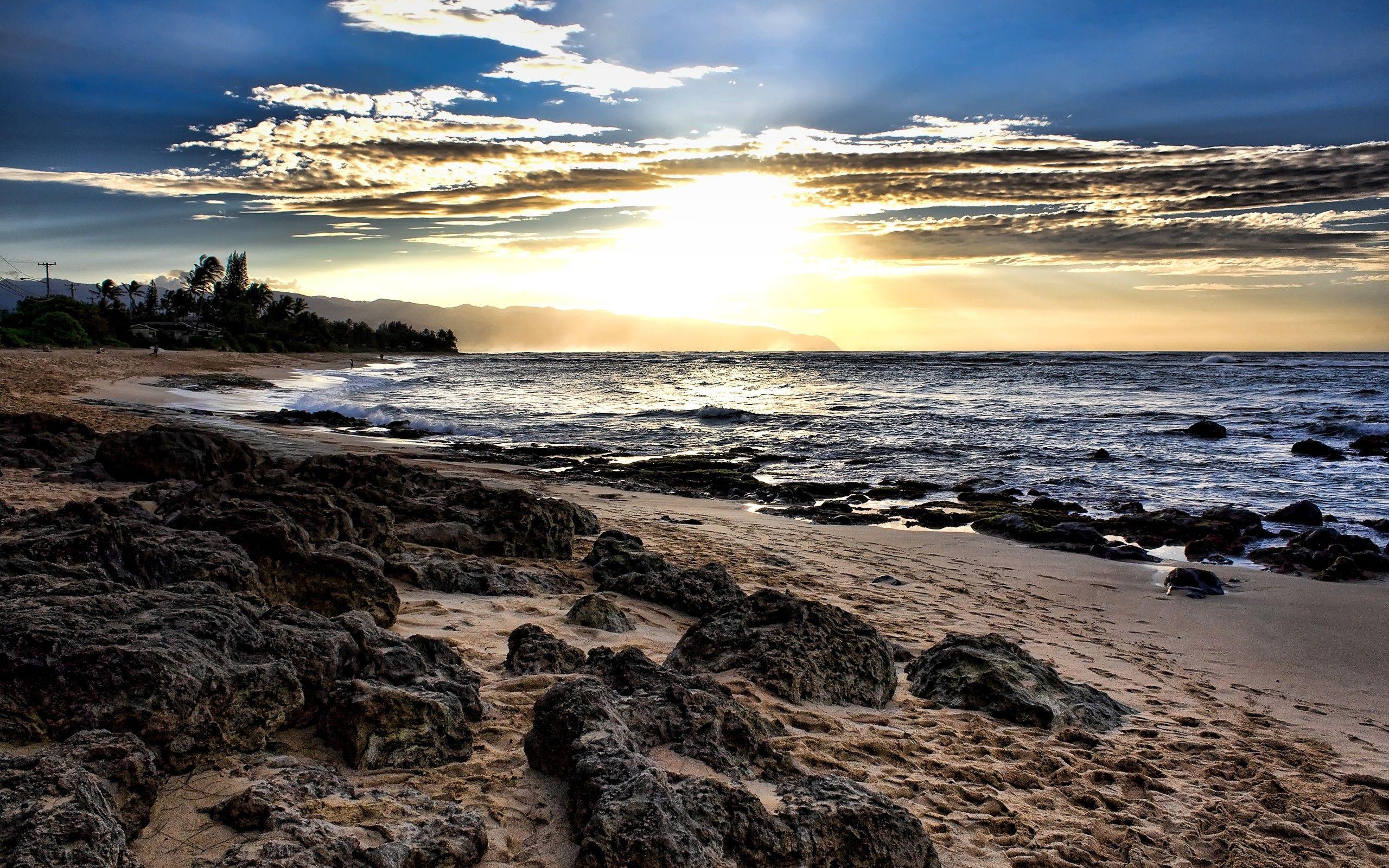 2560x1600 Sunrise Sunset: Laniakea Sunset Wallpaper HD Nature Scenes Free