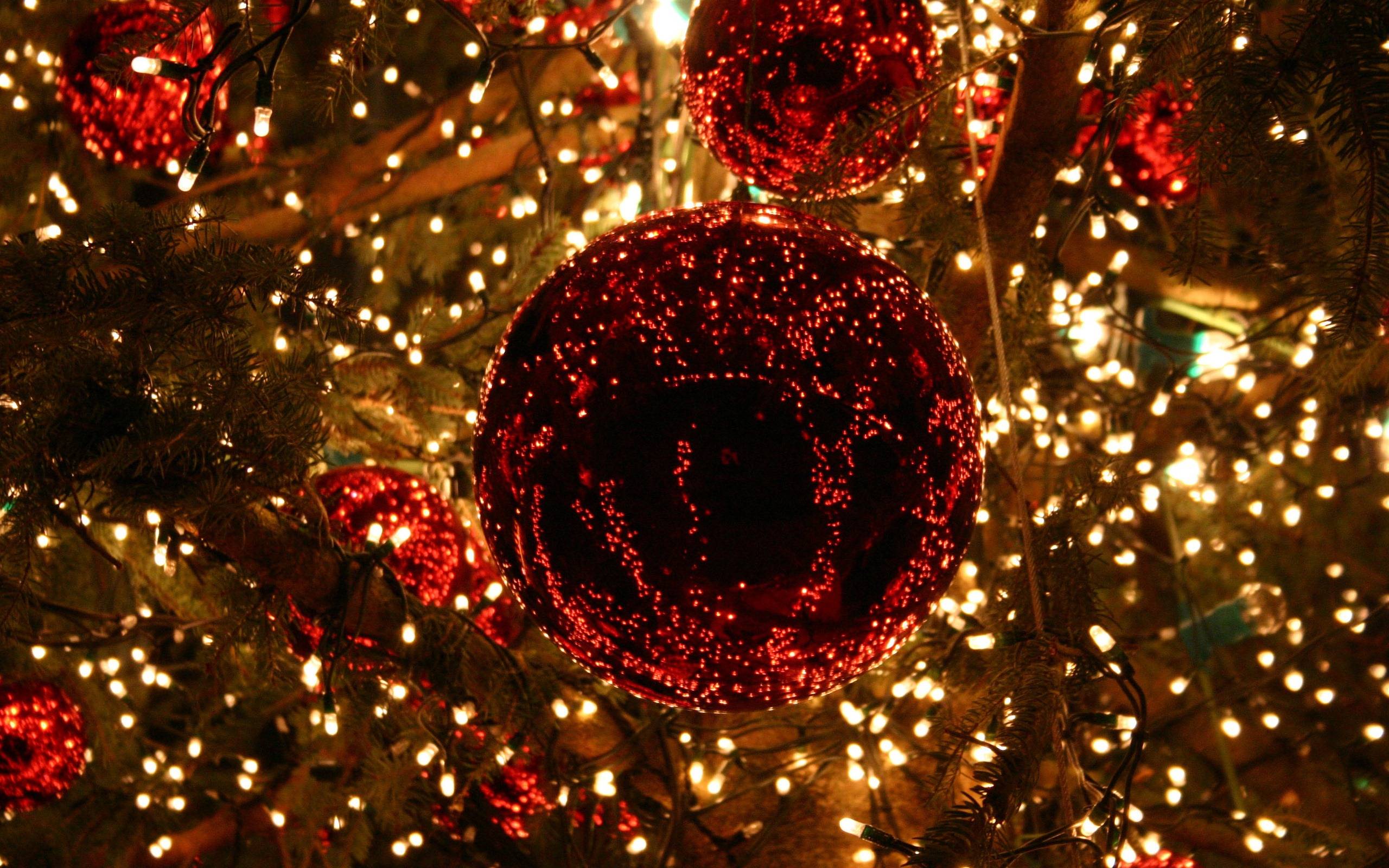 2560x1600 Hd Desktop Wallpaper Christmas Lights