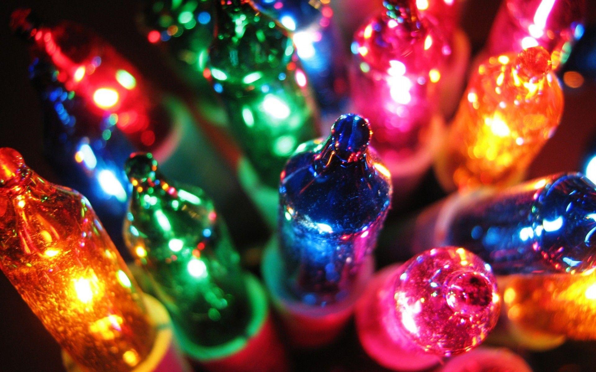1920x1200 Christmas Lights Background