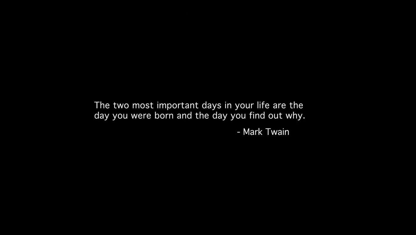 1360x768 minimalism, Mark Twain, Quote Wallpaper HD / Desktop and Mobile Background