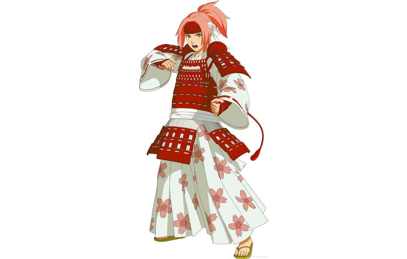 1332x850 Wallpaper girl, game, Naruto, Sakura, anime, samurai, ninja, asian, armour, manga, shinobi, Haruno, japanese, Naruto Shippuden, oriental, konoha image for desktop, section игры