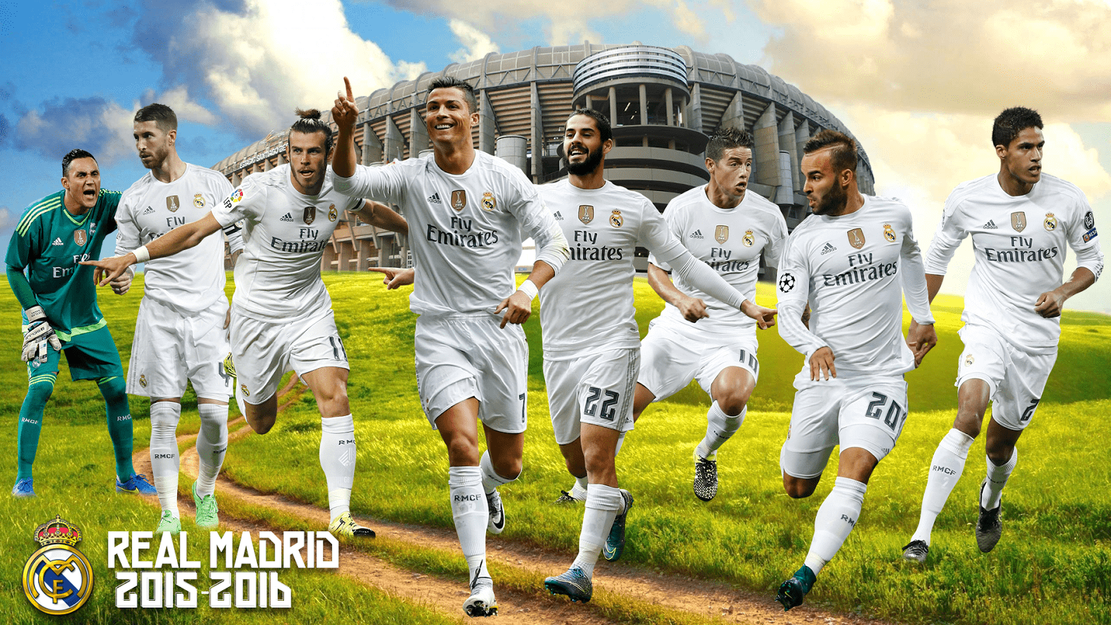 1600x900 Real Madrid Players Wallpaper Madrid Team Wallpaper 2016