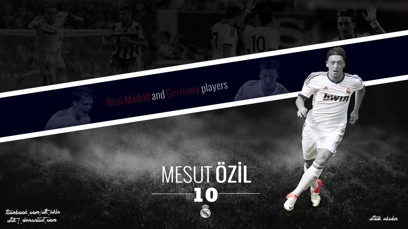 1366x768 Mesut Ozil Real Madrid Player Wallpaper HQ