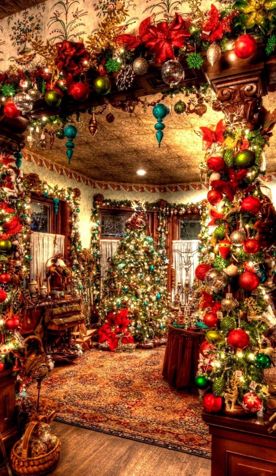 930x1600 Old Fashioned Christmas Background