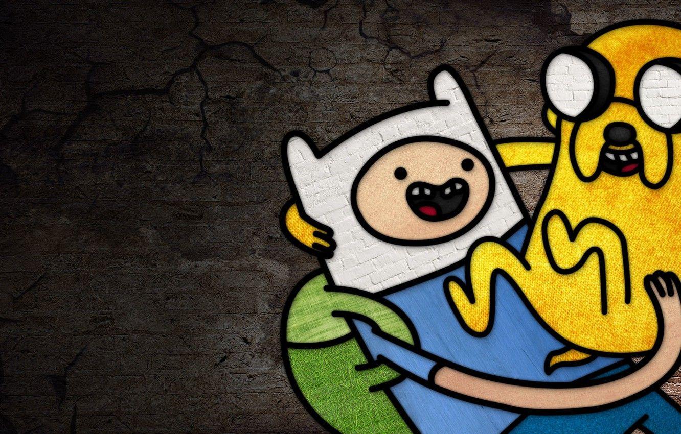 1332x850 Wallpaper Jake, Adventure Time, Finn image for desktop, section прочее
