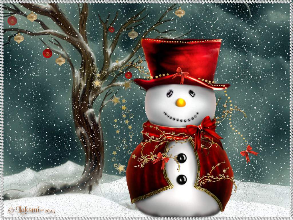 1024x768 Victorian Winter Wallpaper