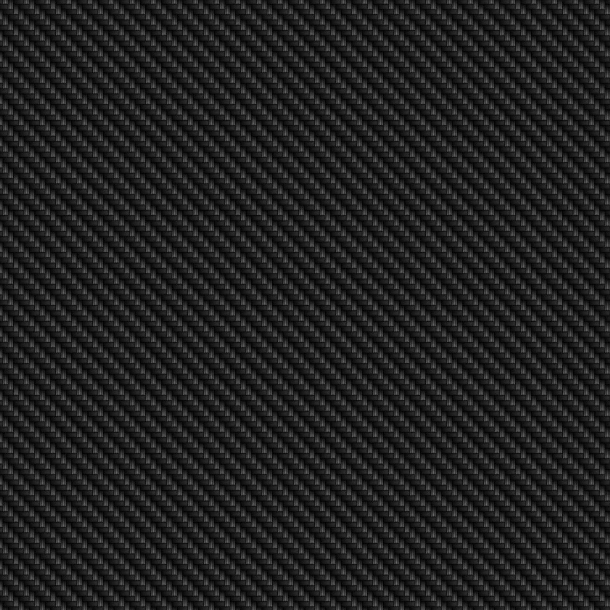 2048x2048 Orange Carbon Fiber Wallpaper