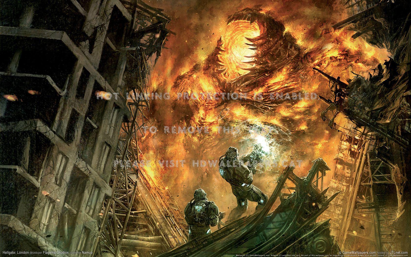 1680x1050 battle scene kill fire dragons abstract 3D