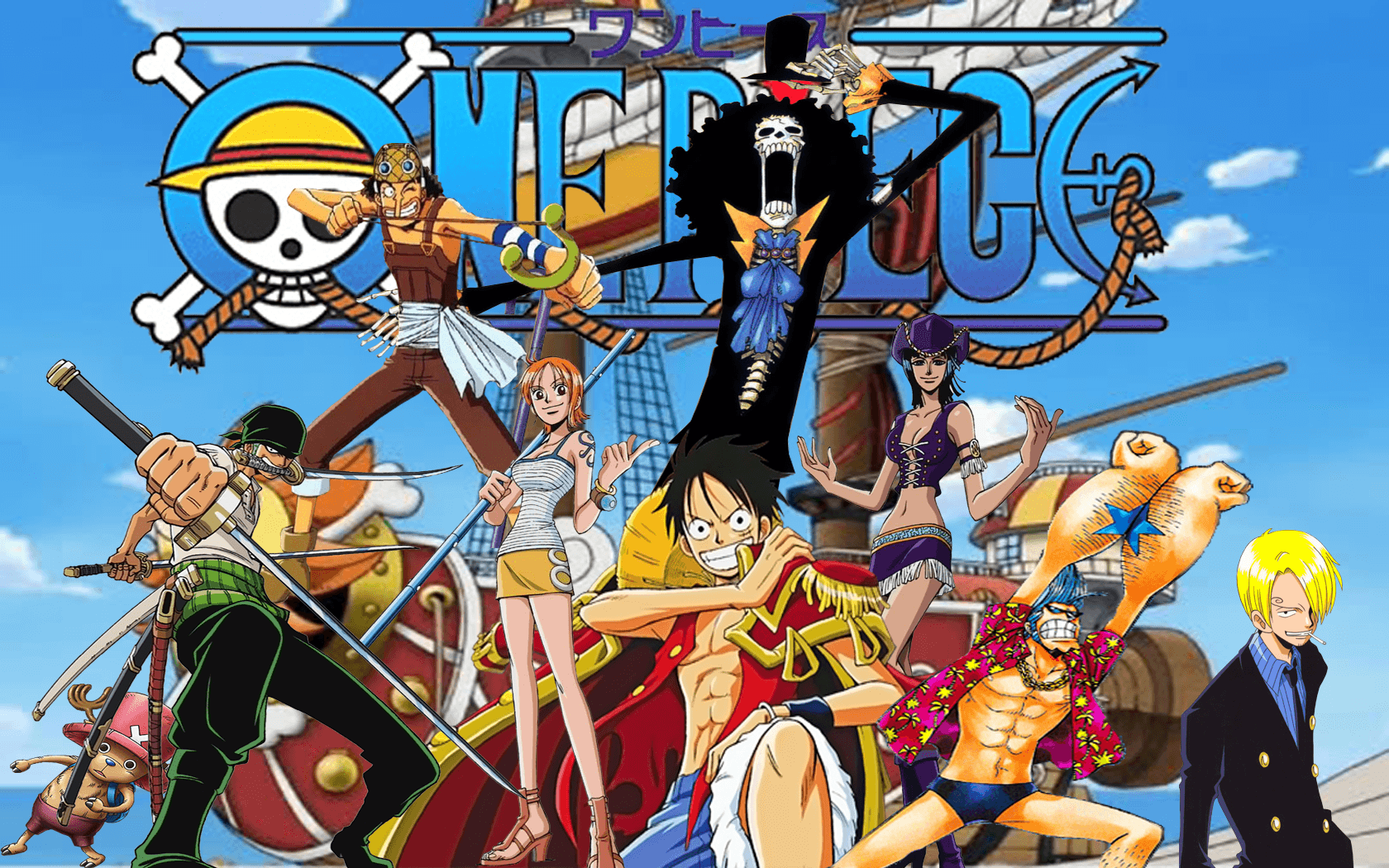 1680x1050 One Piece