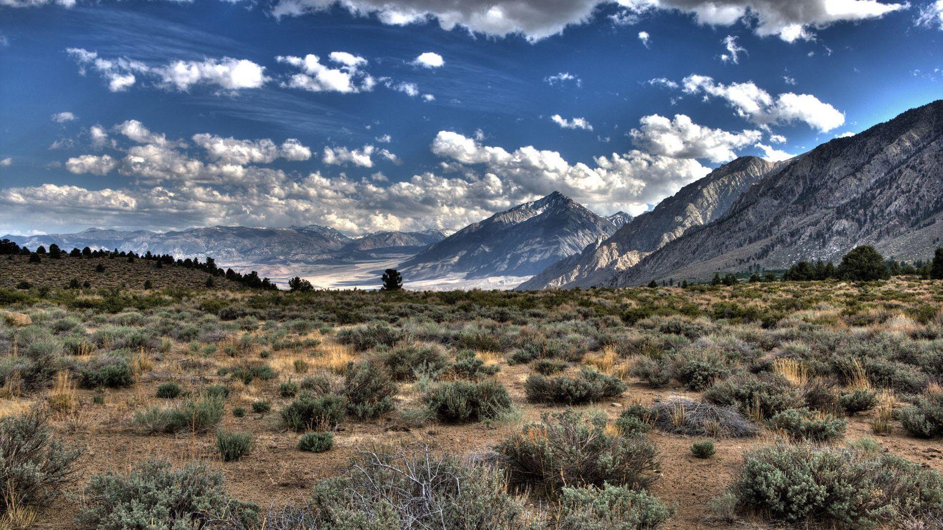 1920x1080 Dessert Tag wallpaper: Park Landscape Skies Dessert Mountain Clouds