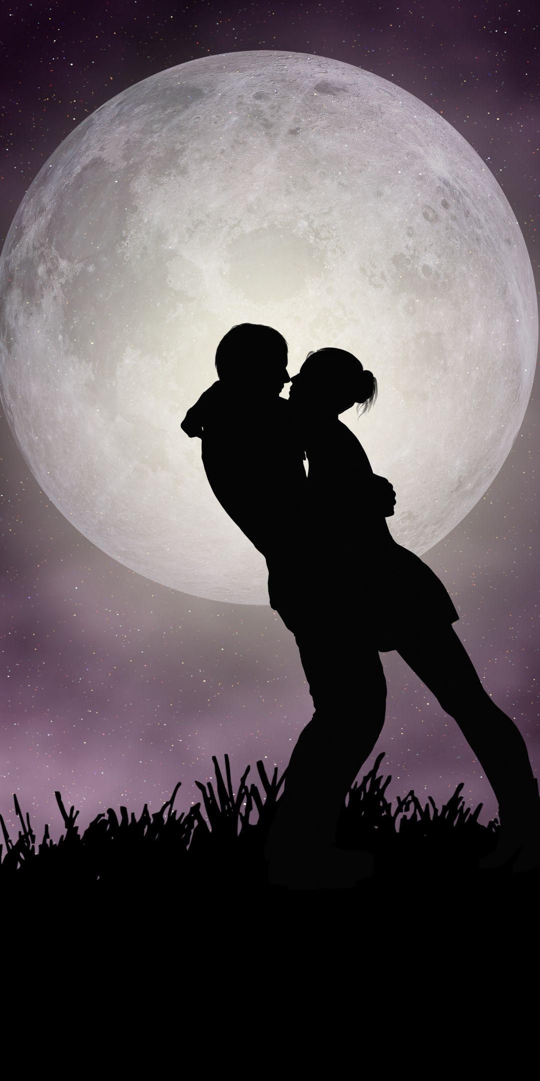 Love Couples Moon Wallpapers - Top Free Love Couples Moon Backgrounds -  WallpaperAccess