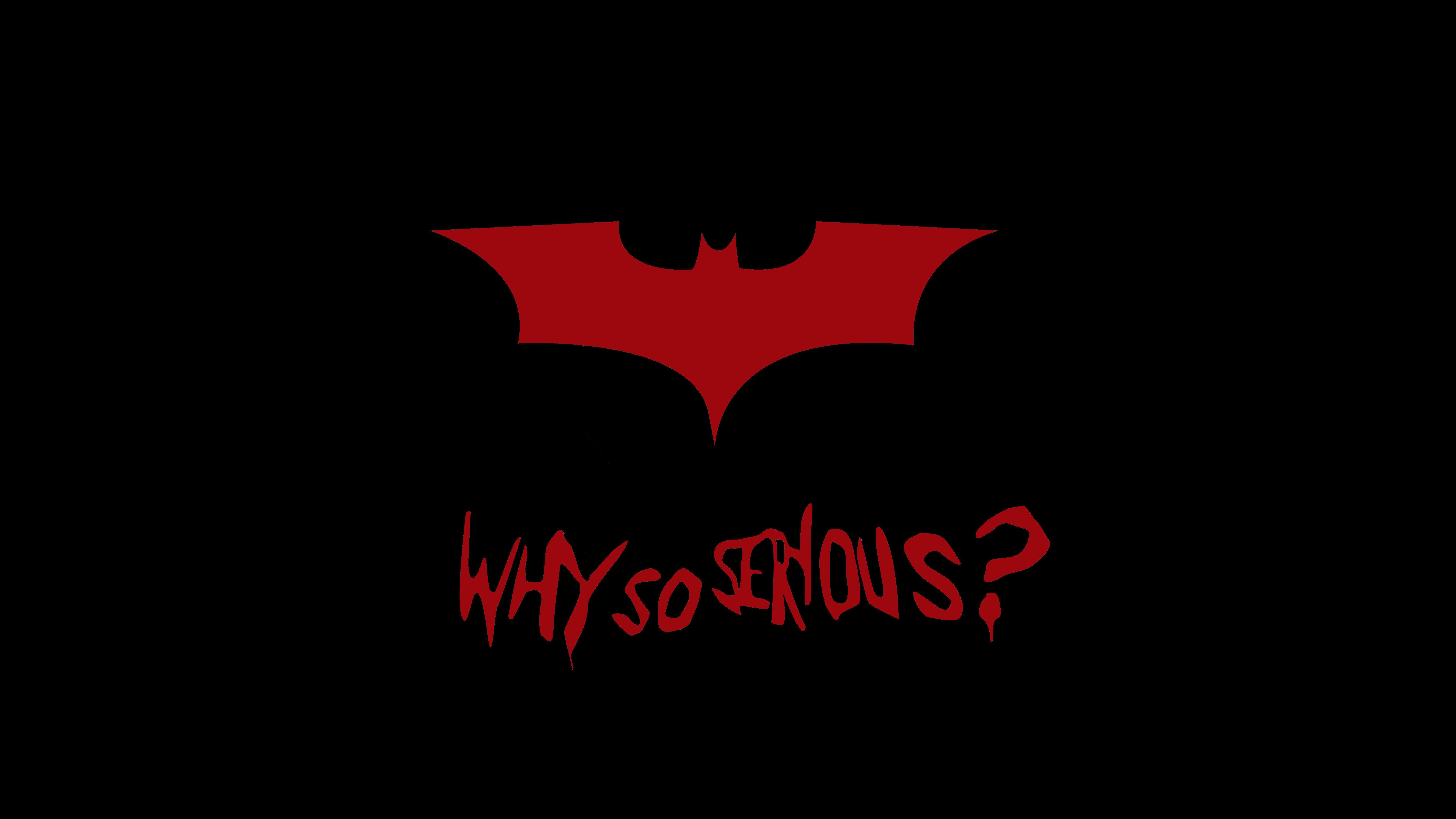 7680x4320 Batman Why So Serious 4K 8K Wallpaper