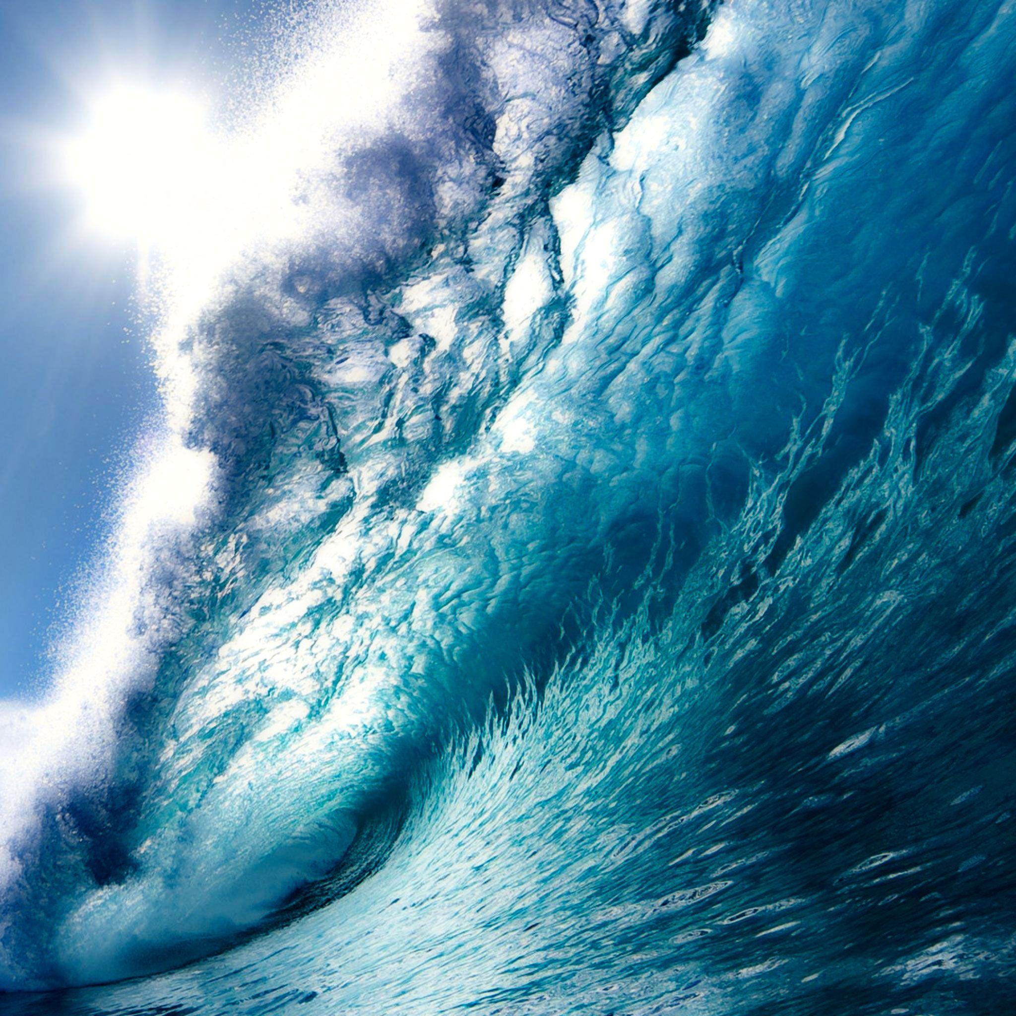 2048x2048 Sea Waves Retina Display iPad Wallpaper HD Ocean Waves Wallpaper HD Wallpaper & Background Download