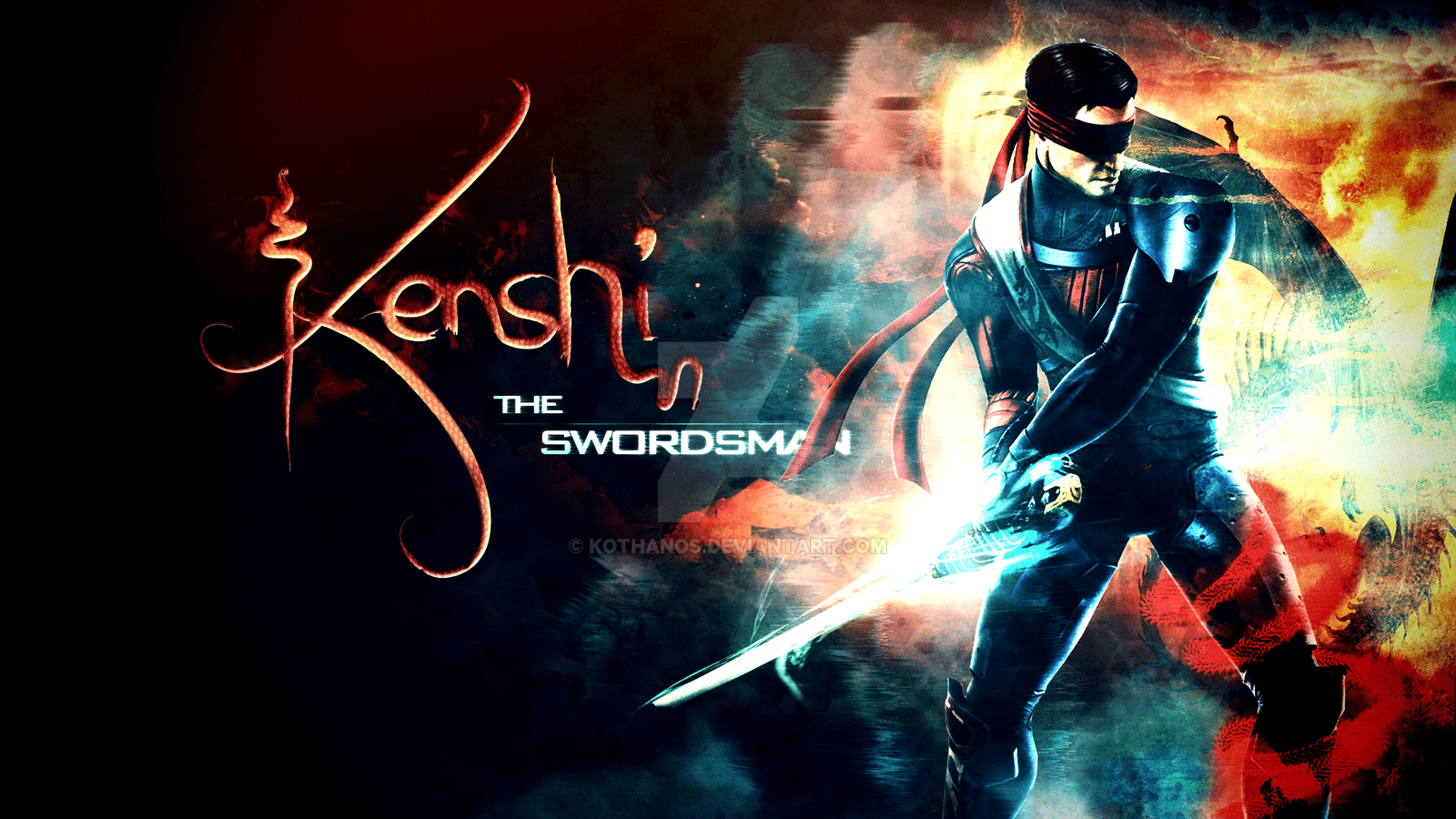 1600x900 collection image wallpaper: Kenshi Mortal Kombat Wallpaper