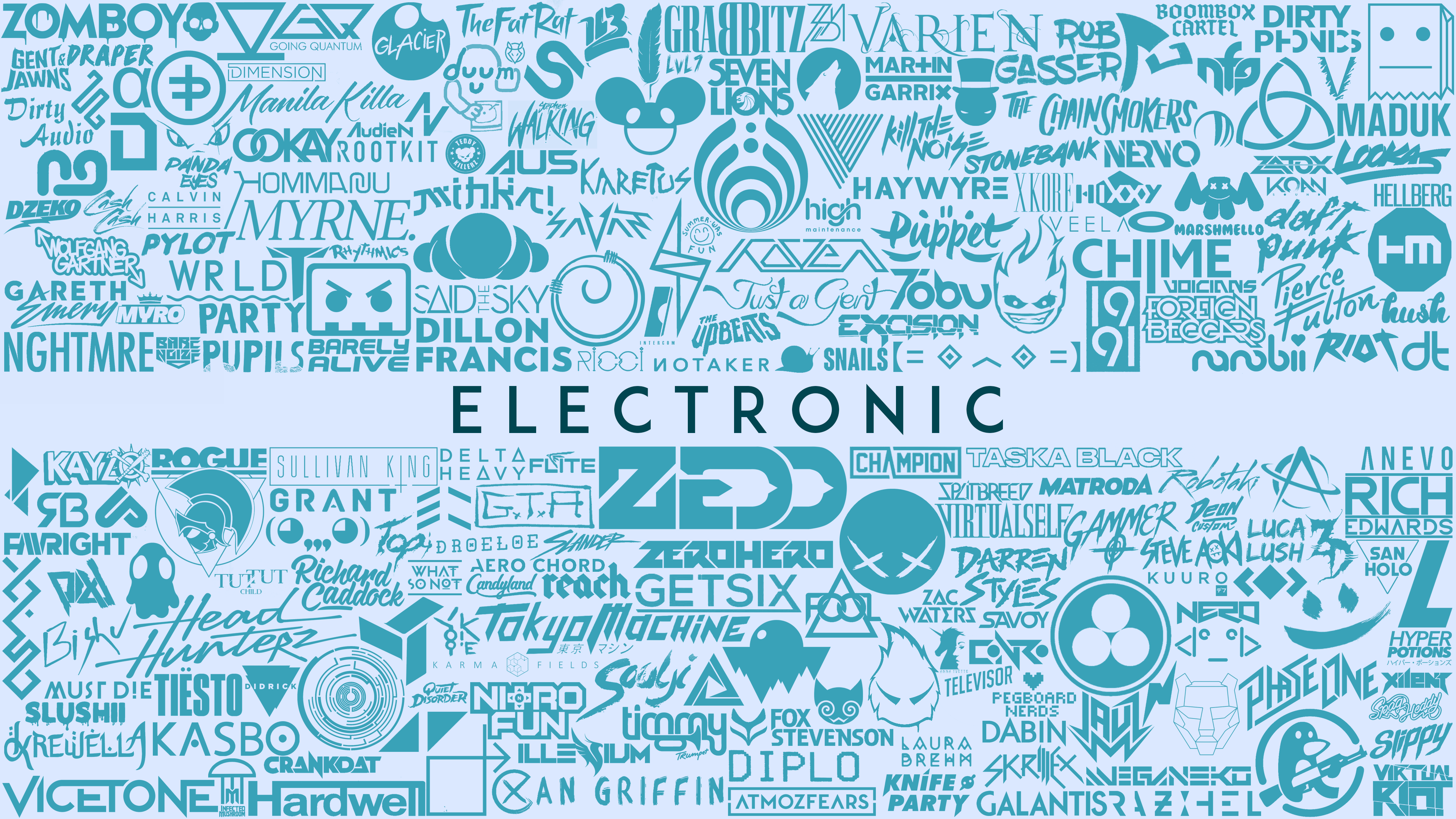 3840x2160 E L E C T R O N I C [3840 x 2160 WALLPAPER]