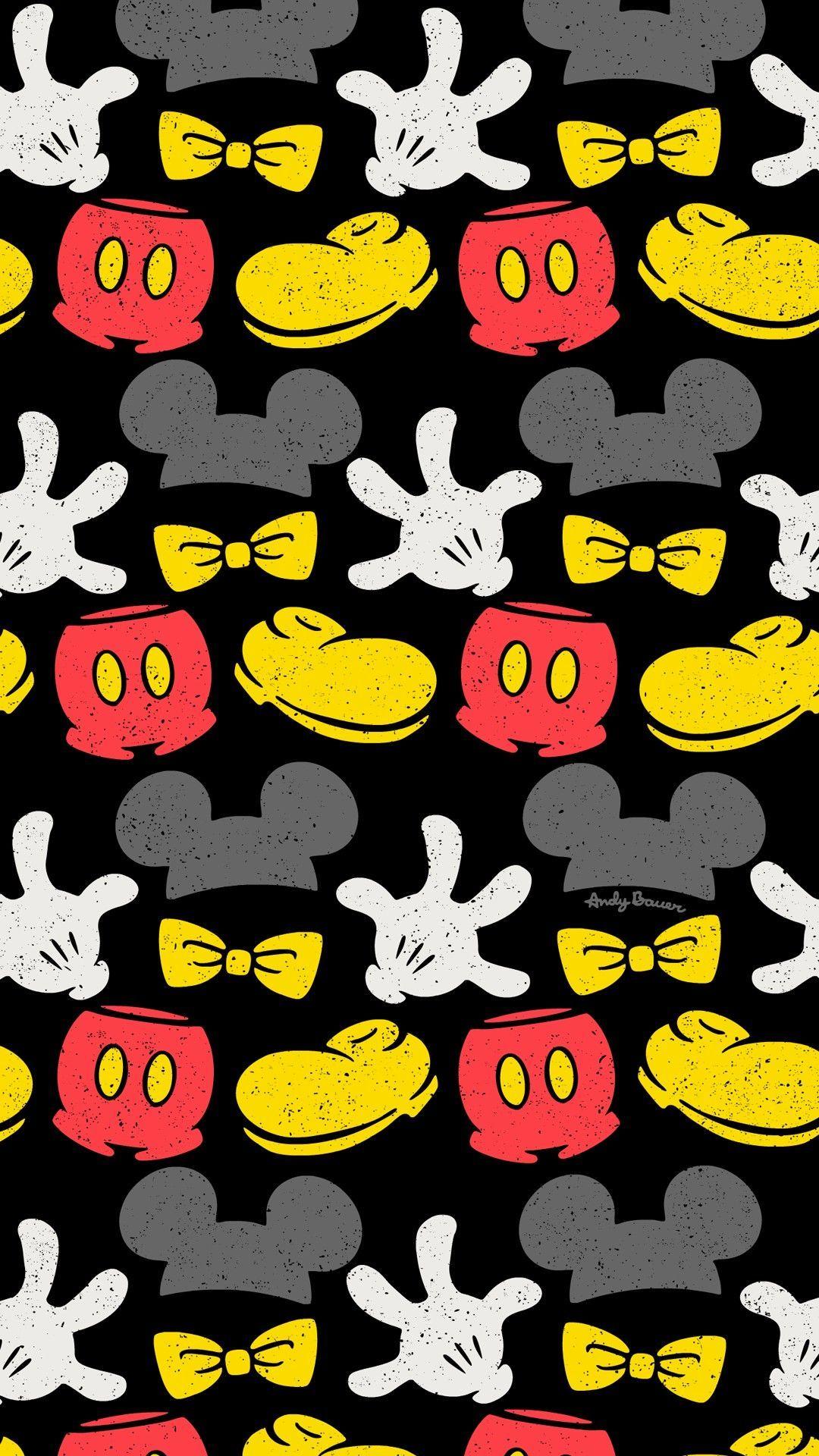 Mickey Pattern Svg Mickey Mouse Black Pattern Svg Mickey Pattern Images