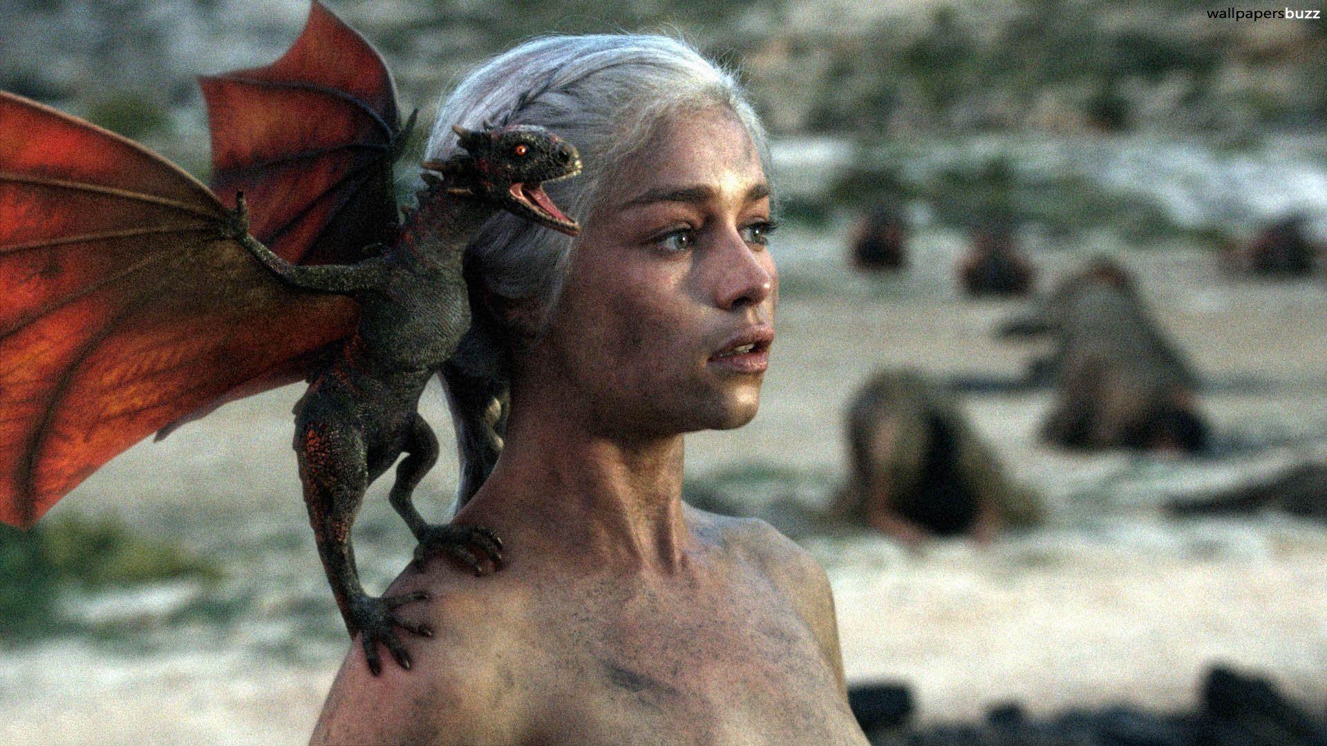 1920x1080 Khaleesi Mother of Dragons of Thrones Wallpaper