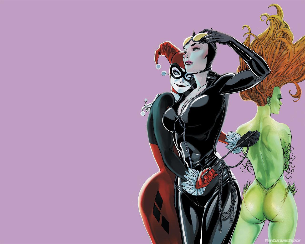 1280x1024 Gotham City Sirens wallpaper HD for desktop background