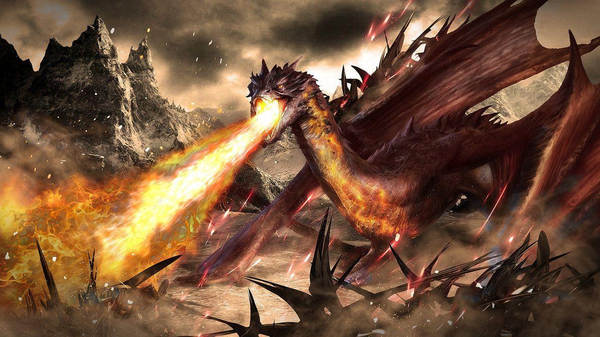 1191x670 Smaug Wallpaper