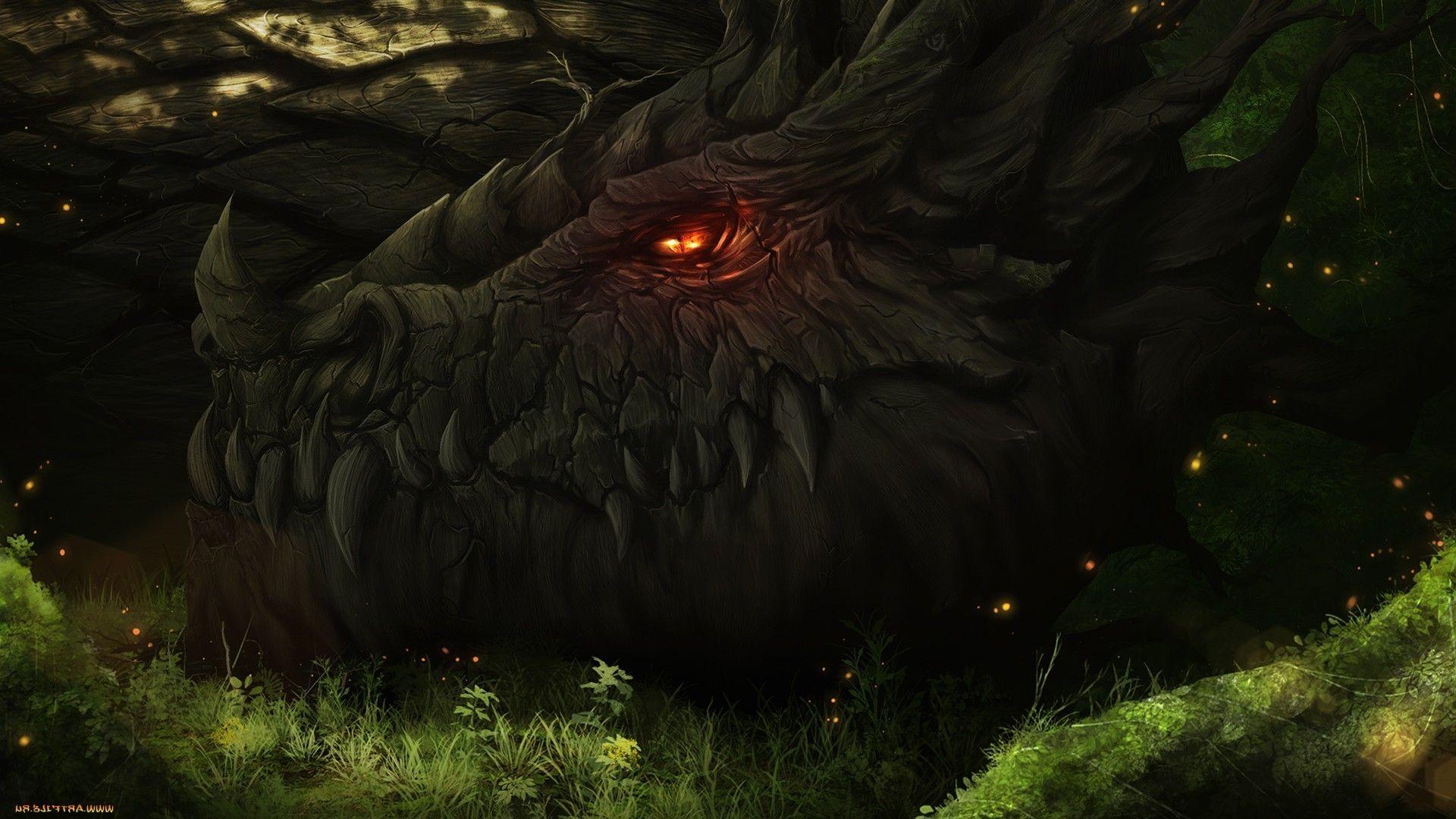 1920x1080 1920x1080 dragon forest artwork fantasy art smaug wallpaper and background JPG 361 kB. Fantasy. Tokkoro.com Amazing HD Wallpaper