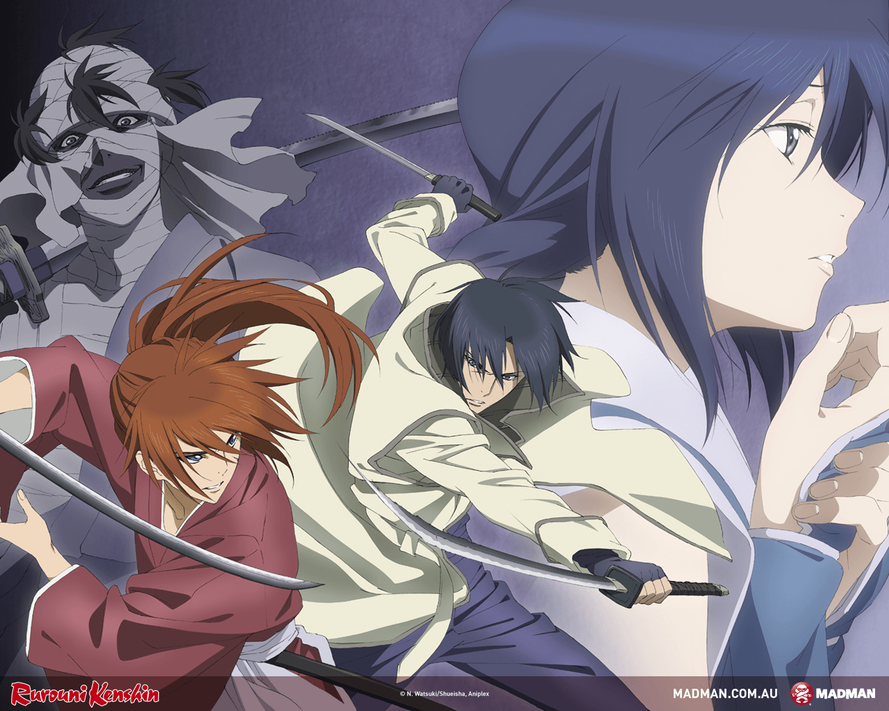 1280x1024 Anime Wallpaper Kenshin Kyoto Arc