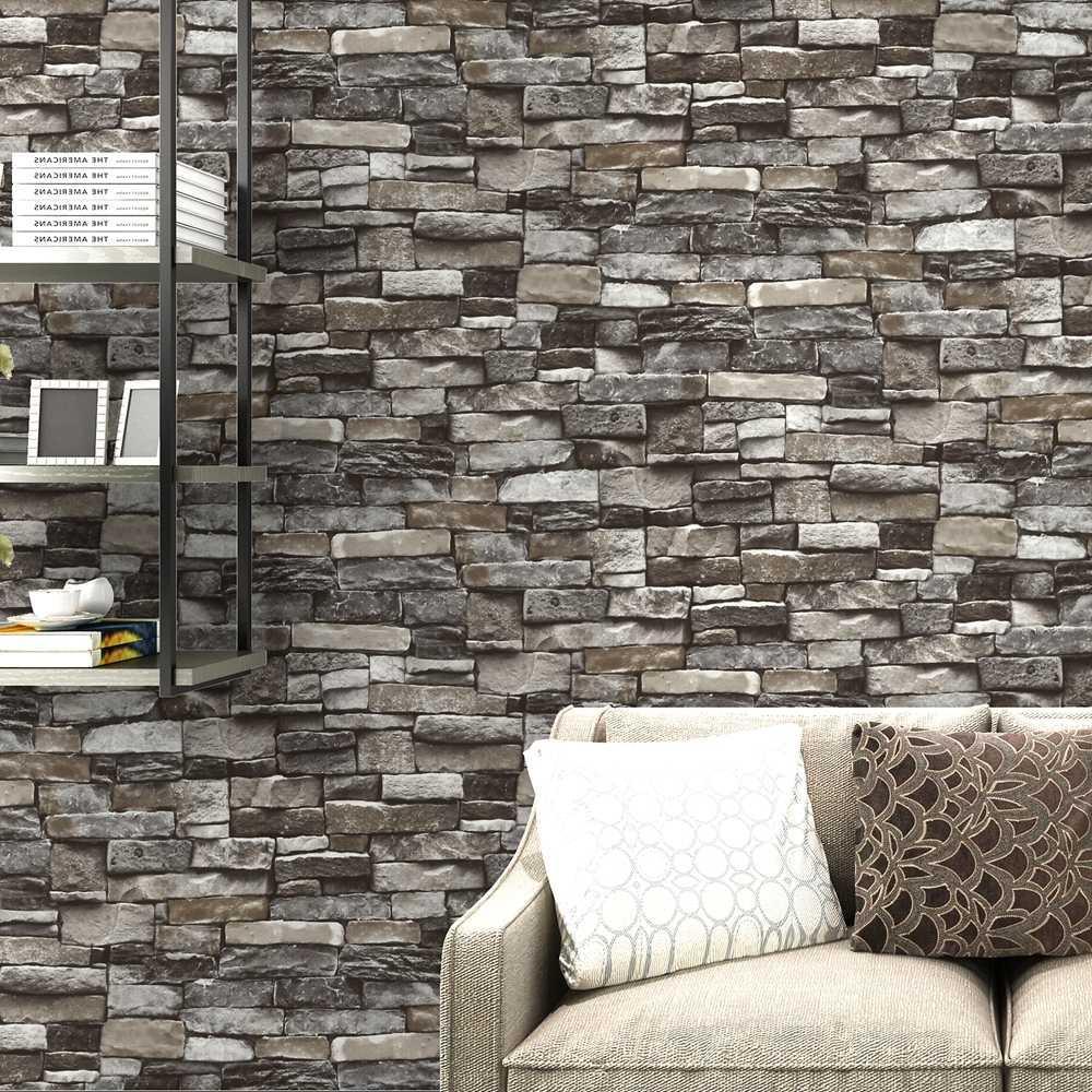 1000x1000 Red Grey Vintage Rustic Stone Brick Wallpaper Roll Living Room Bedroom Restaurant Background Loft 3D Wall Paper Free High Definition Wallpaper Free High Quality Wallpaper From Greenliv, $22.8.