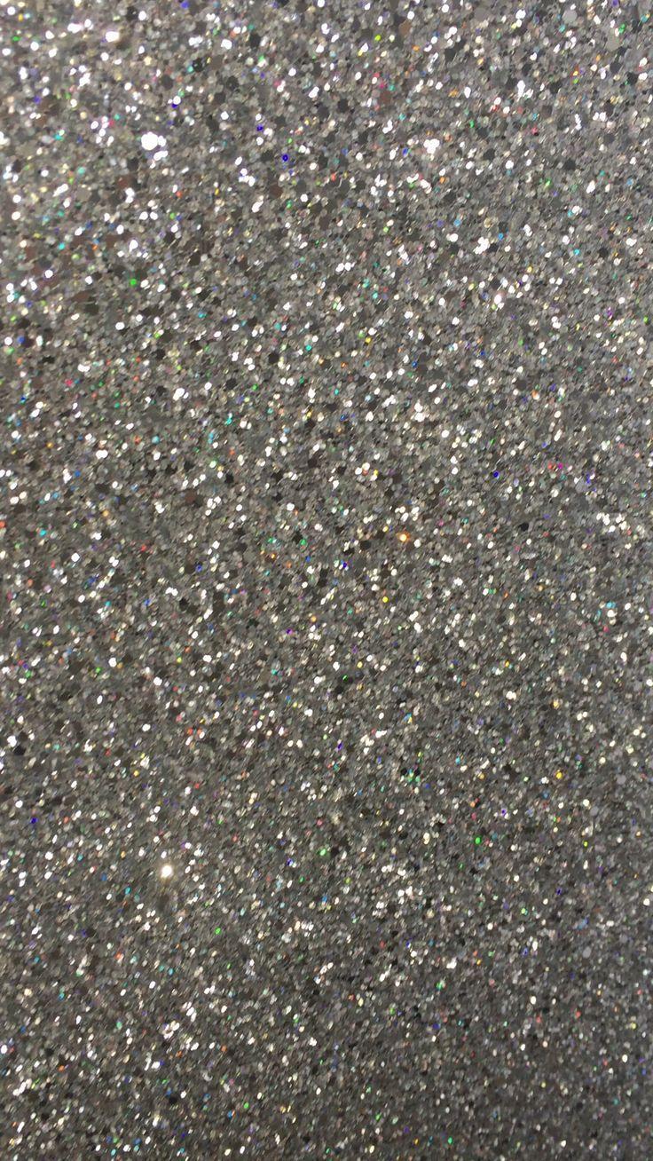736x1308 Silver iridescent glitter wallpaper, #FabricPaintingvideos #Glitter # iridescent #Silver #wal. Glitter wallpaper, Sparkle wallpaper, Silver glitter wallpaper