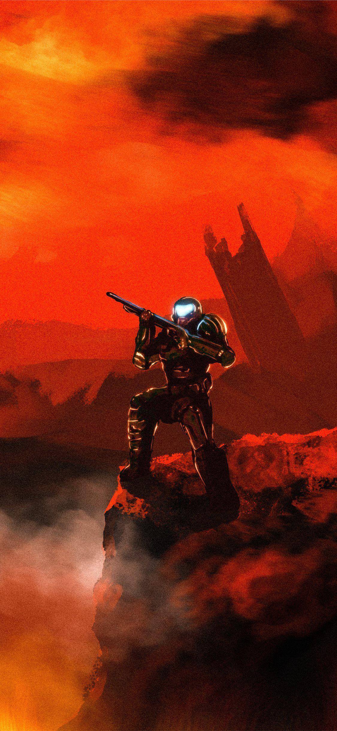 1125x2436 Doom iPhone 11 HD Wallpaper