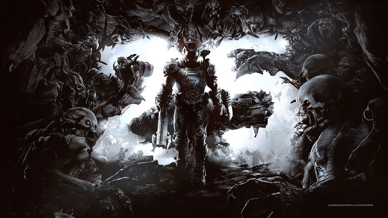 1280x720 Doom slayer live wallpaper Classic doom 2016 wallpaper doom 2016 games doom game. Amp.