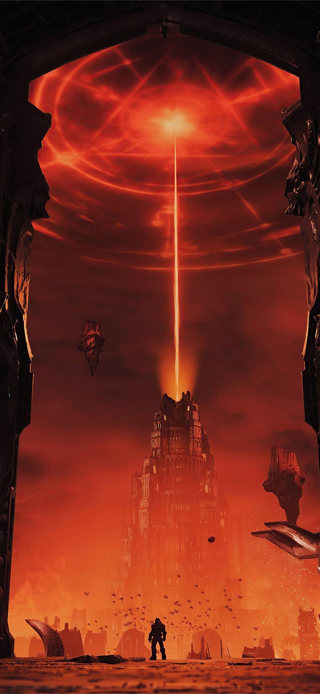 1125x2436 Doom eternal iPhone 11 HD Wallpaper