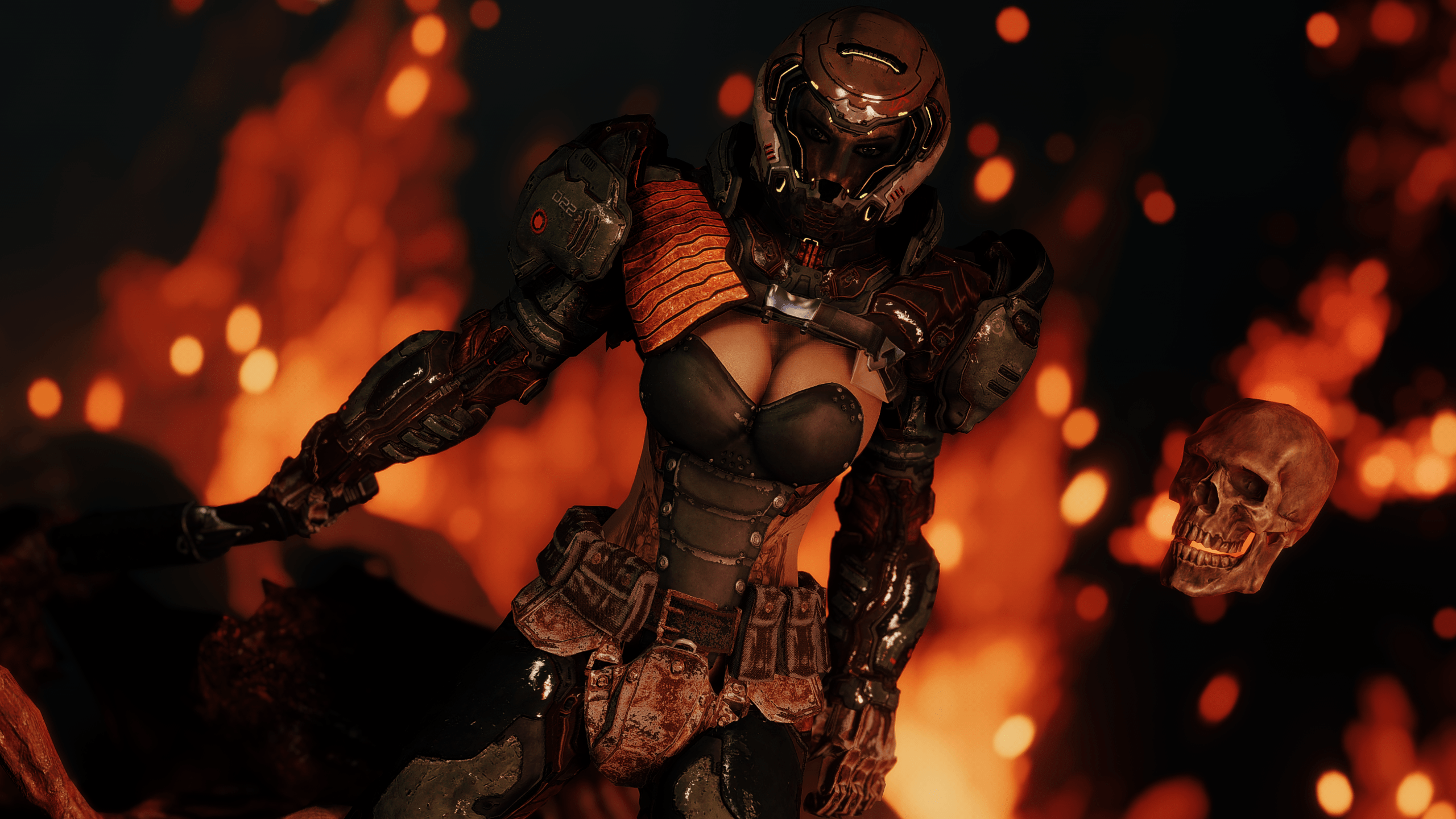 2560x1440 Awesome Doom Slayer Wallpaper .