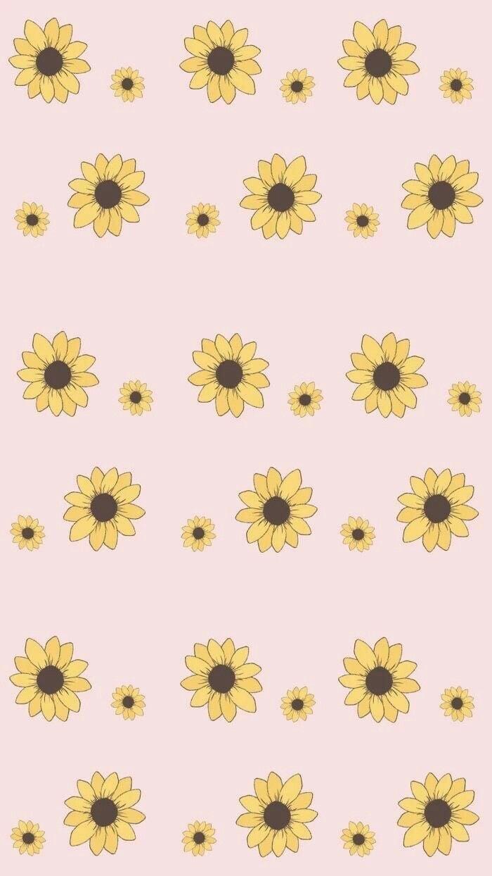 700x1244 Cute Sunflower Wallpaper