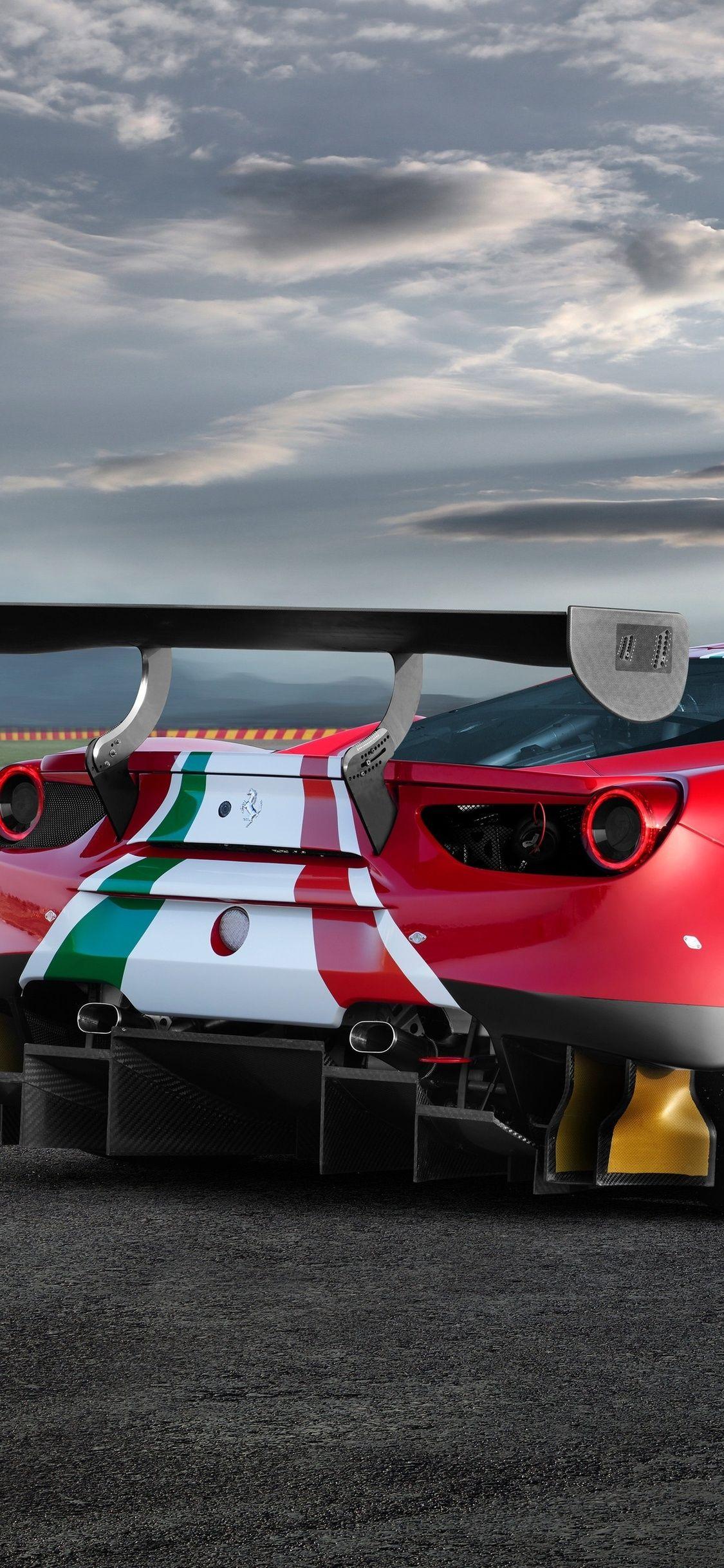 1125x2436 Ferrari 488 GT3 Evo Red 4k iPhone XS, iPhone iPhone X HD 4k Wallpaper, Image, Background, Photo and Picture