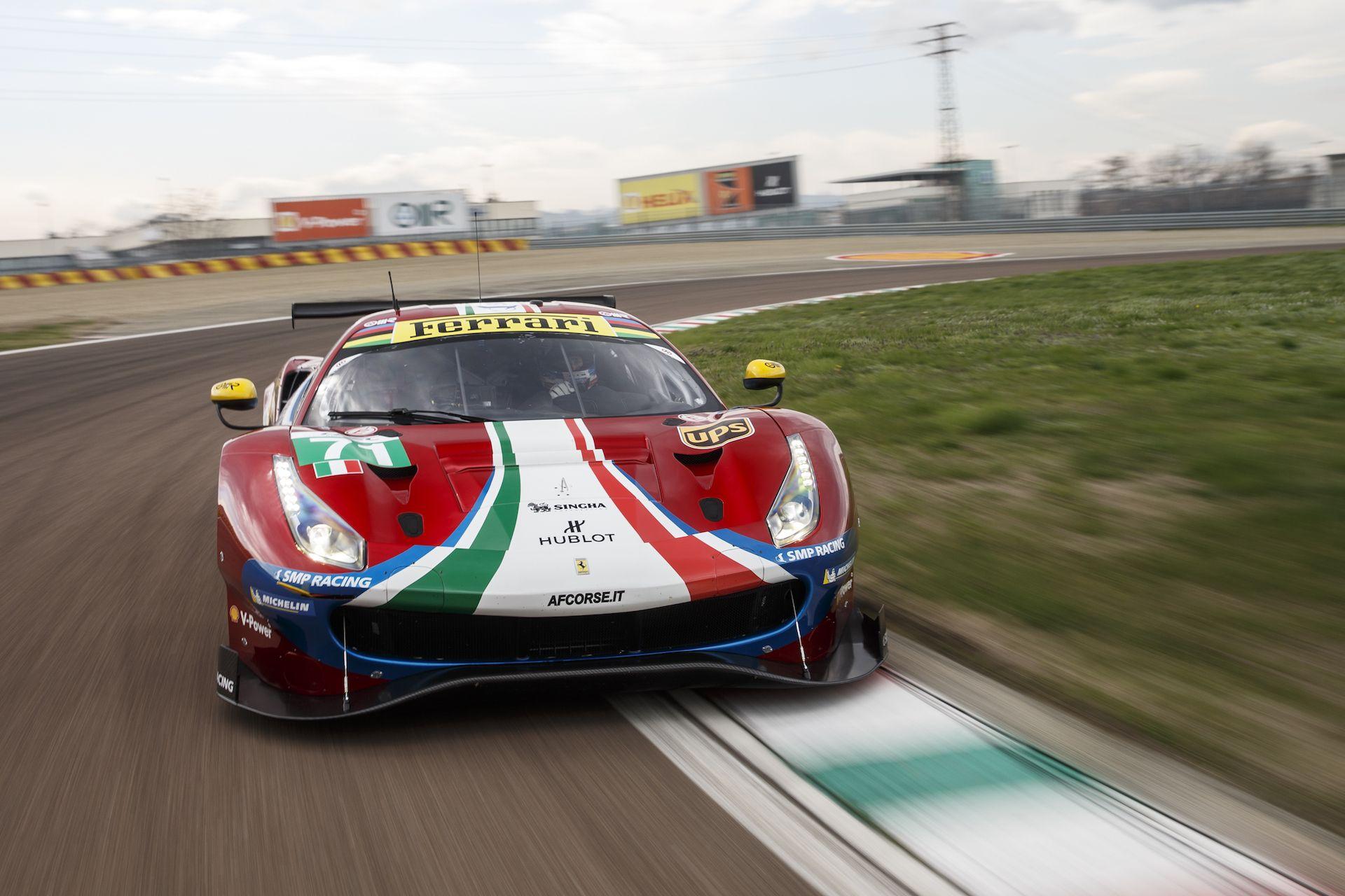 1920x1280 Ferrari 488 GTE Evo debuts at Fiorano, aiming for victory at Le Mans