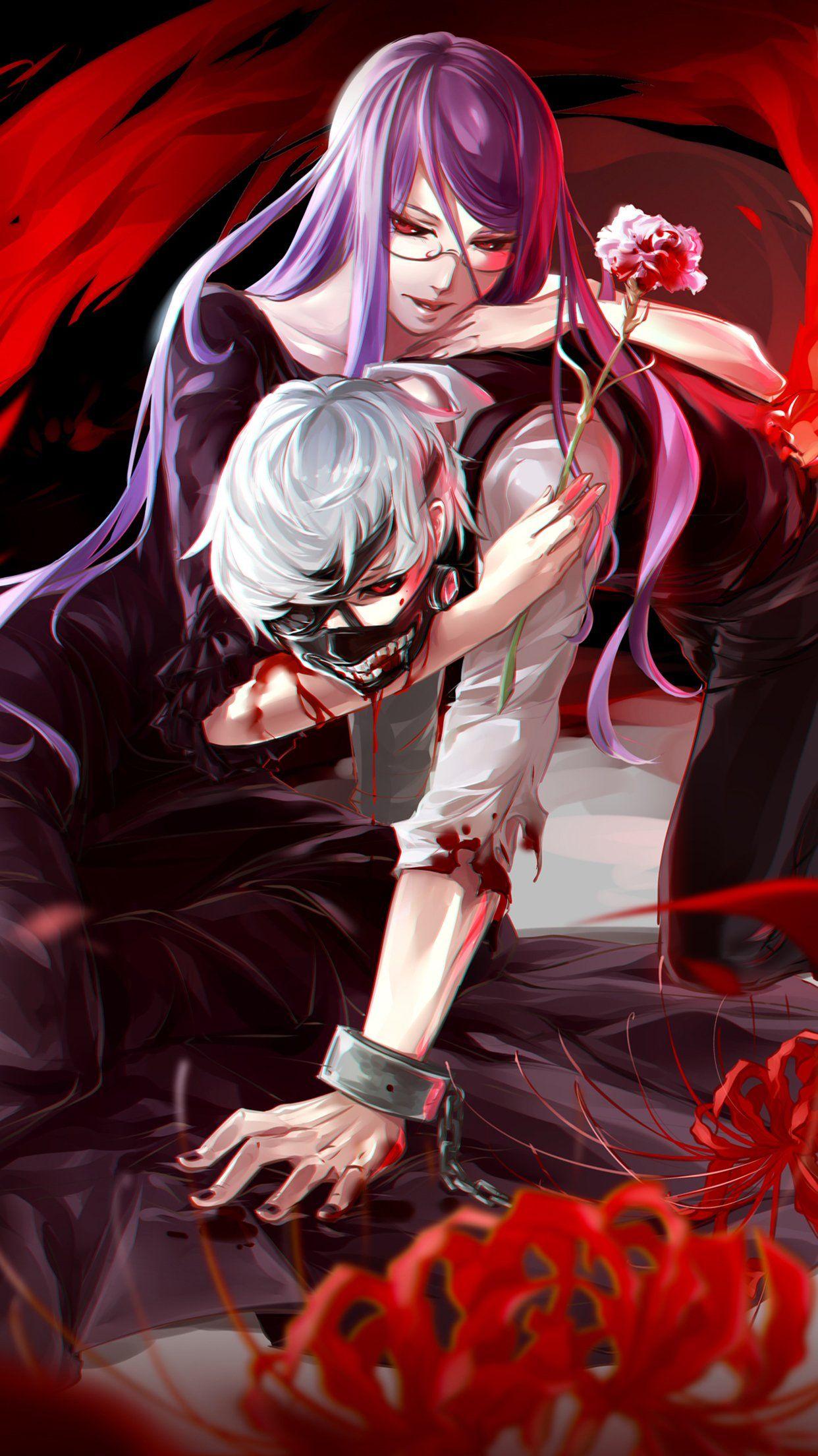 1242x2208 Tokyo Ghoul Phone Wallpaper
