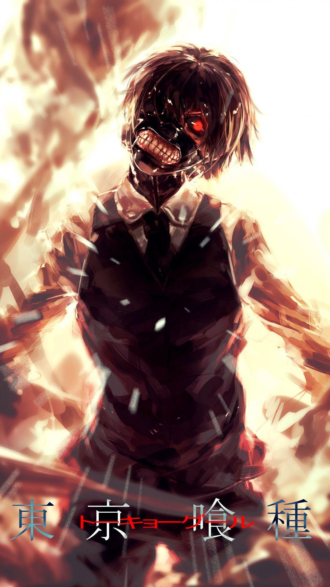 Anime Tokyo Ghoul, Ken Kaneki, 1080x1920 Phone HD Wallpaper