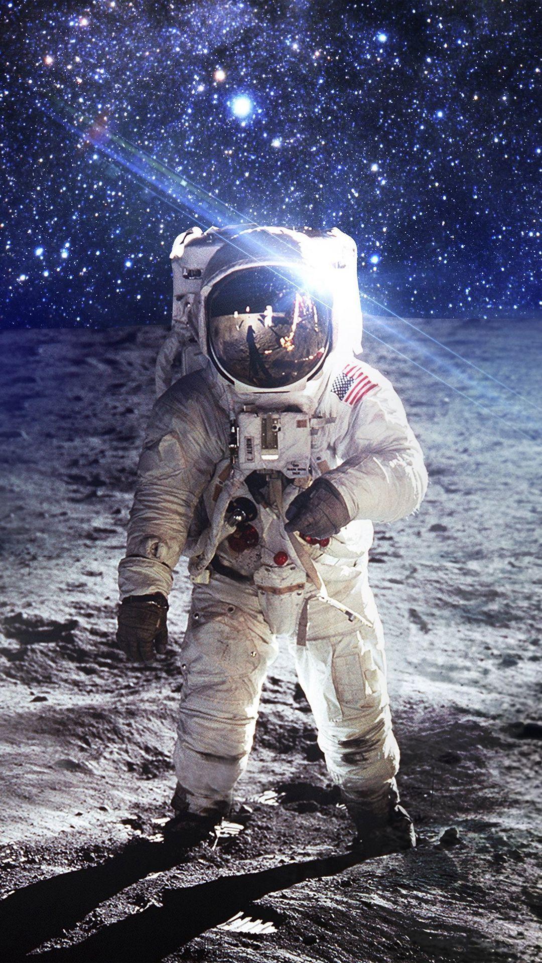 1080x1920 Astronaut Space Art Moon Dark iPhone 6 Wallpaper Download. iPhone Wallpaper, iPad wallpaper One. iPhone wallpaper astronaut, Astronaut wallpaper, Astronaut art