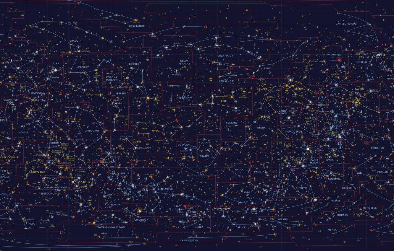 1332x850 Constellation Desktop Wallpaper